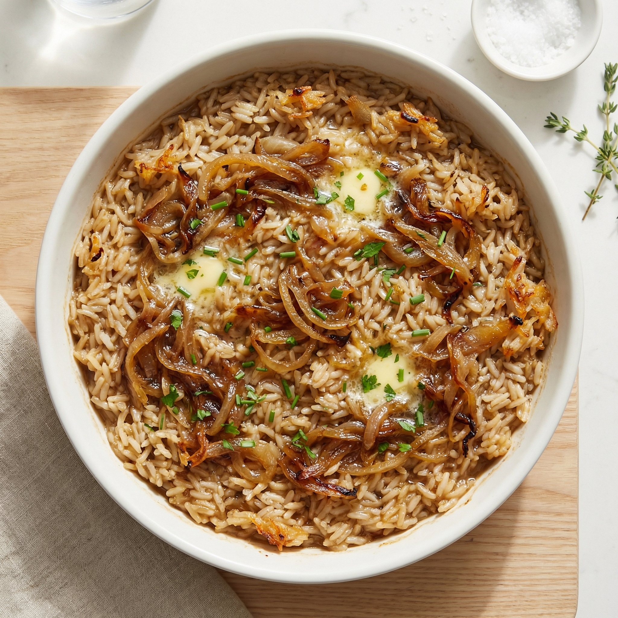 Butter-Baked French Onion Rice