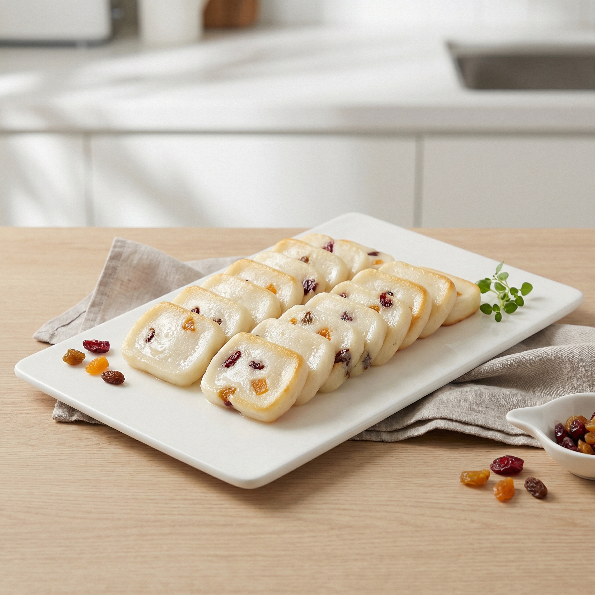 Korean-Style Tteok Rice Cake with Dried Fruit