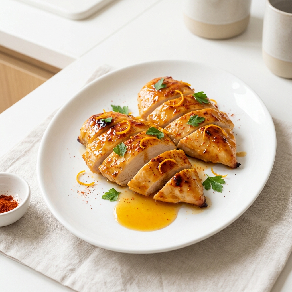 Baked Orange-Glazed Chicken