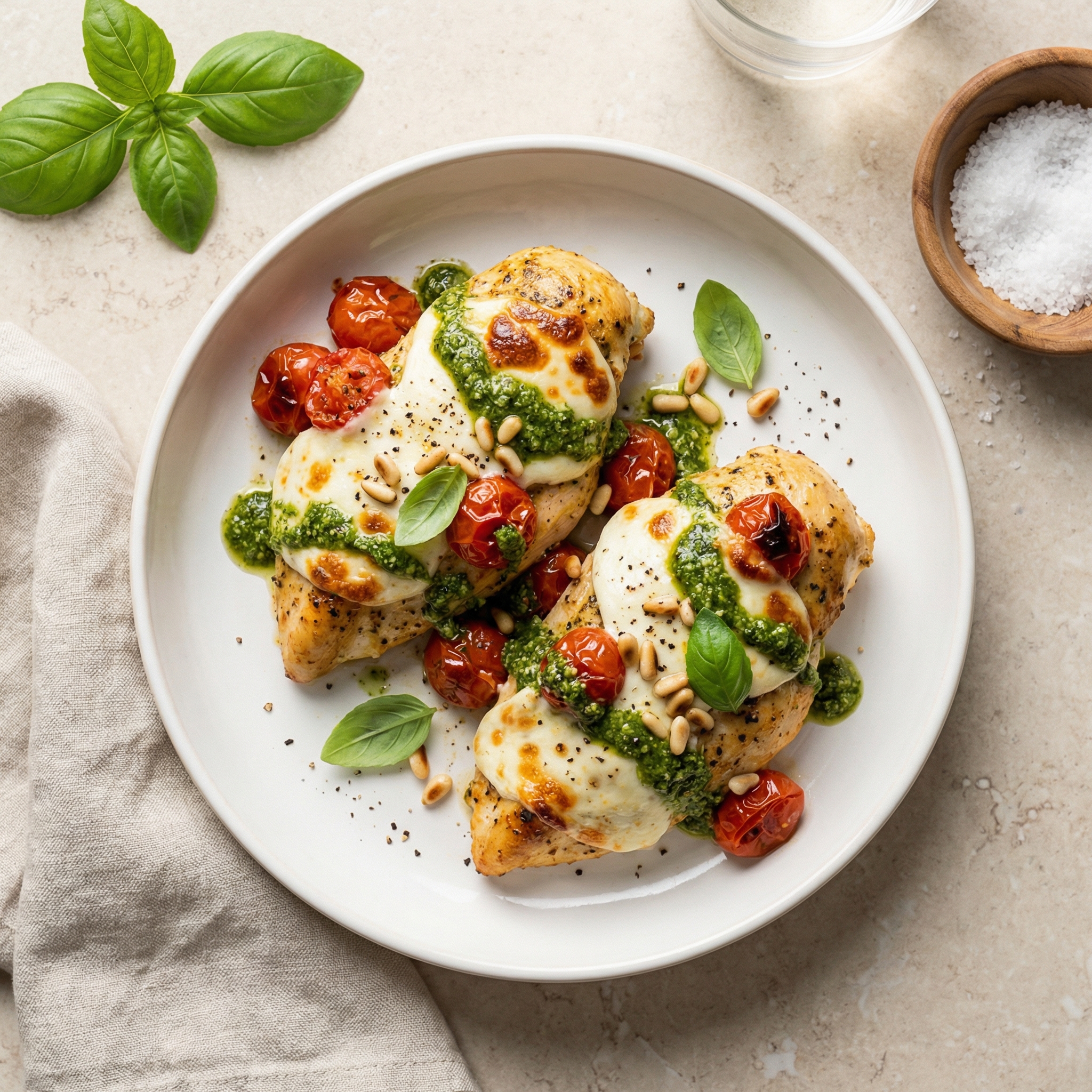 Pesto Chicken Caprese
