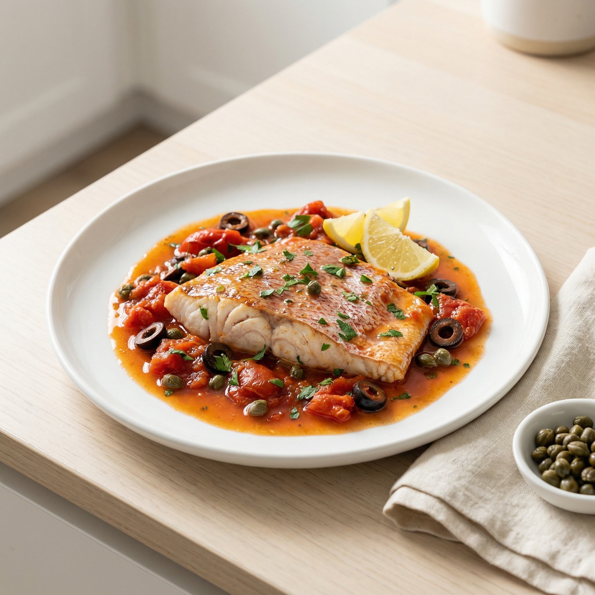 Red Snapper Livornese