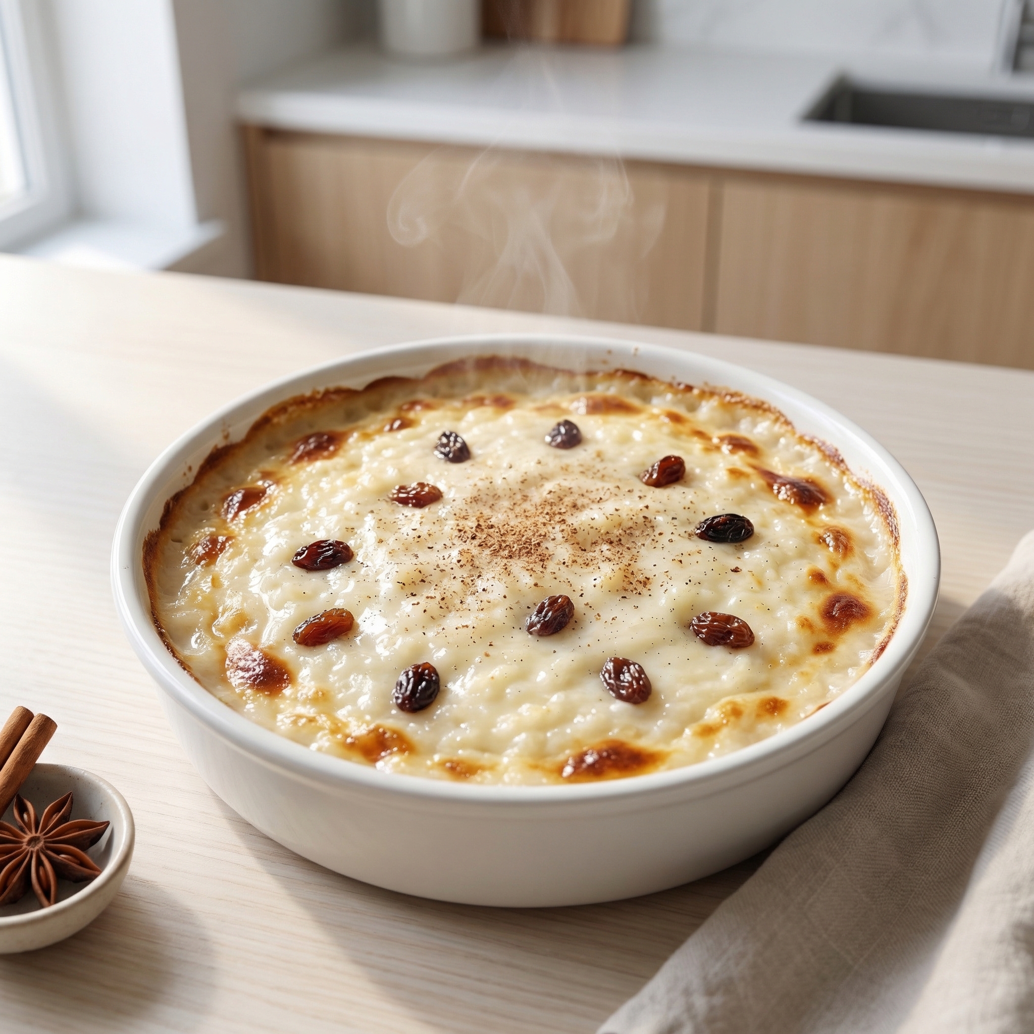 Classic Baked Rice Pudding