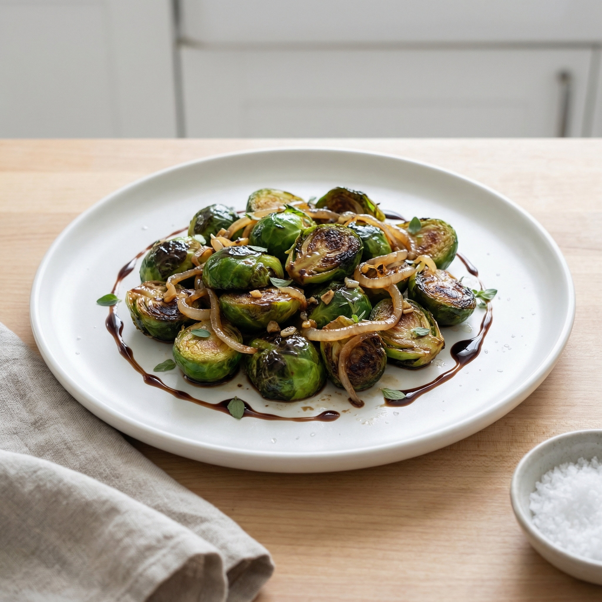 Balsamic-Glazed Brussels Sprouts