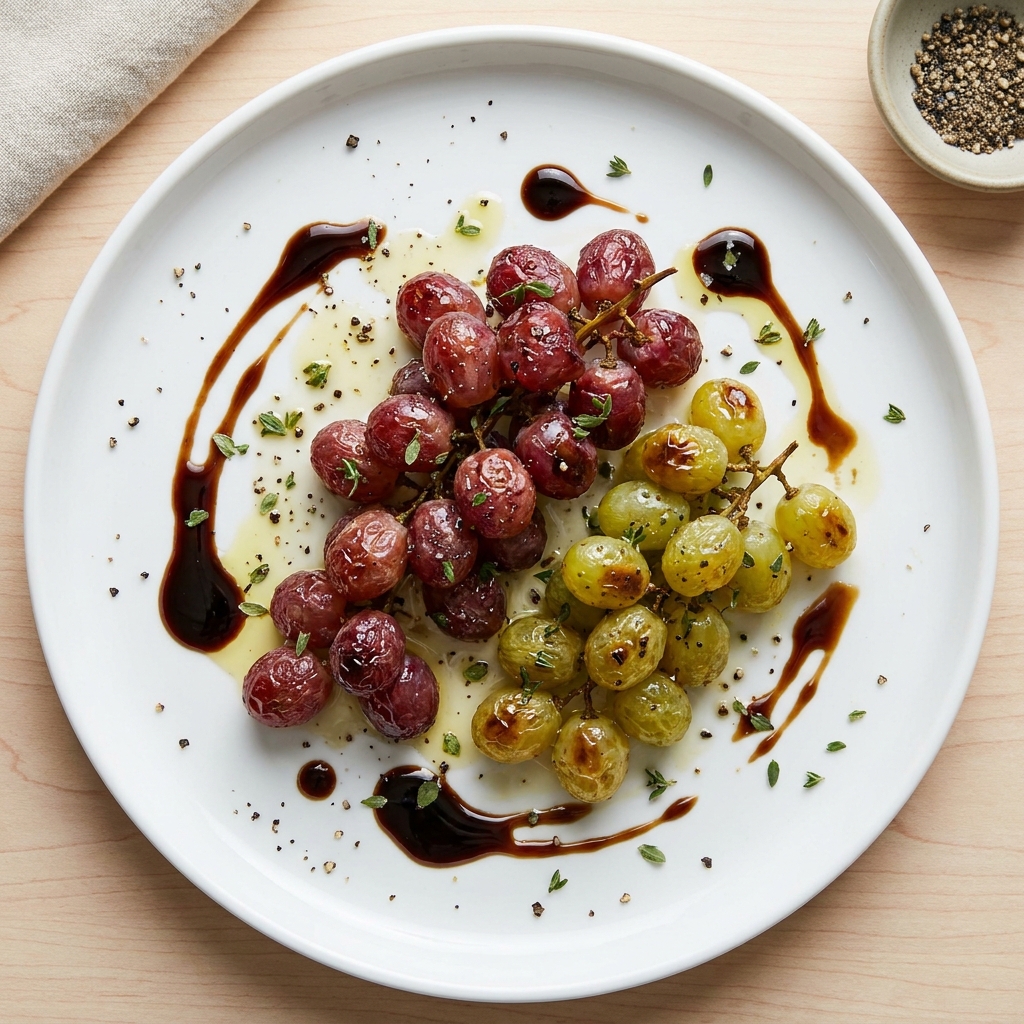 Balsamic-Glazed Roasted Grapes