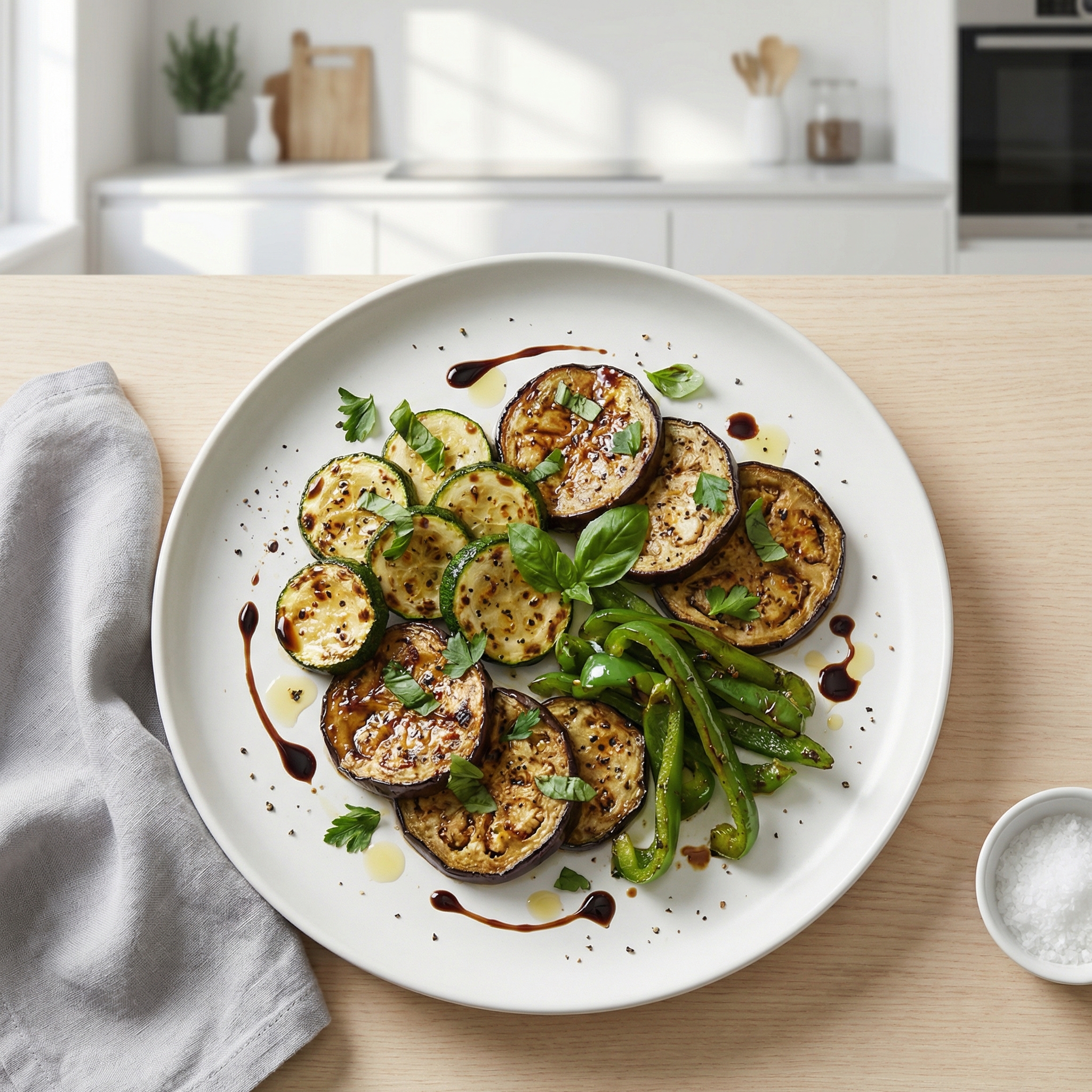 Balsamic-Grilled Summer Vegetables
