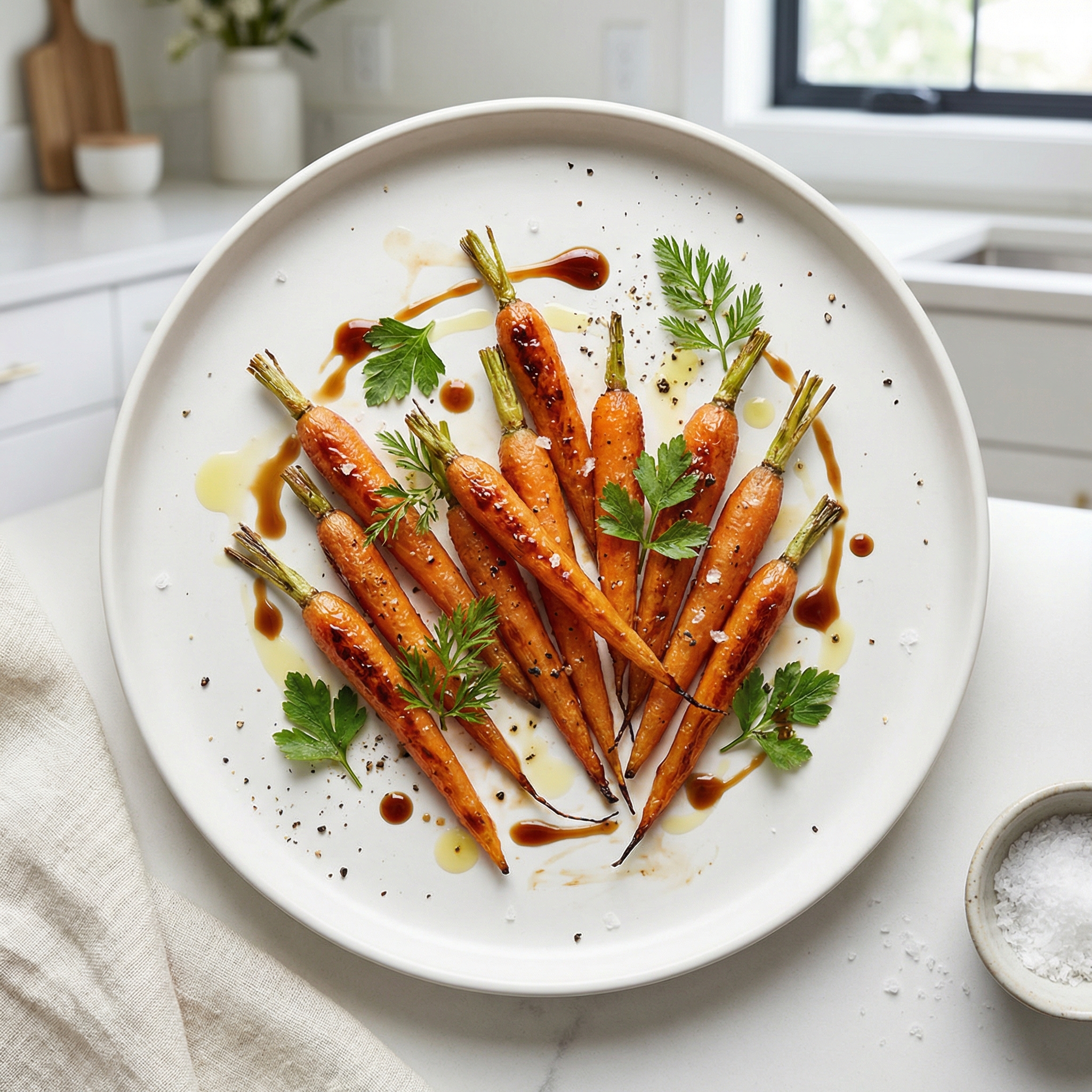 Balsamic Roasted Carrots