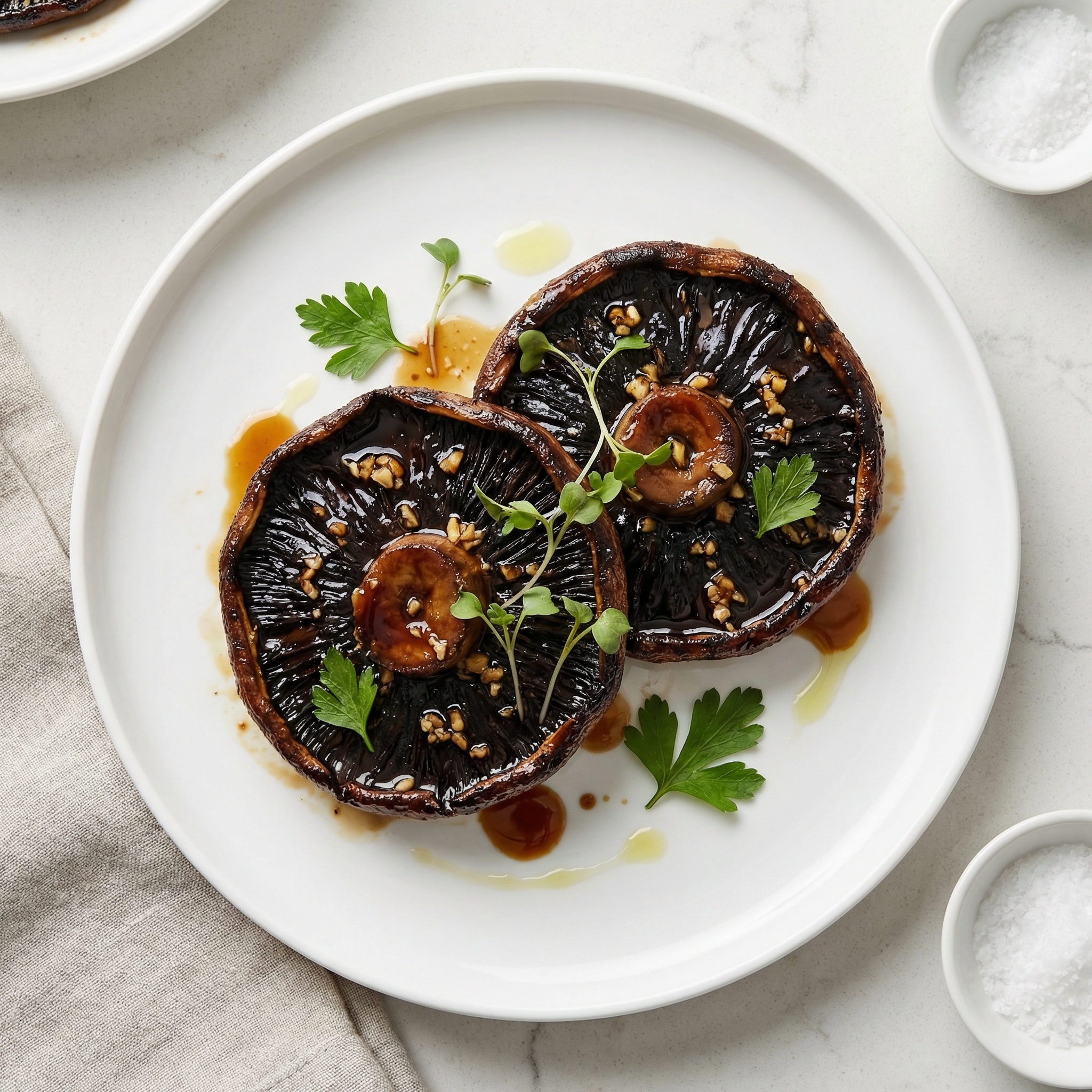 Savannah's Top Marinated Portobello Caps