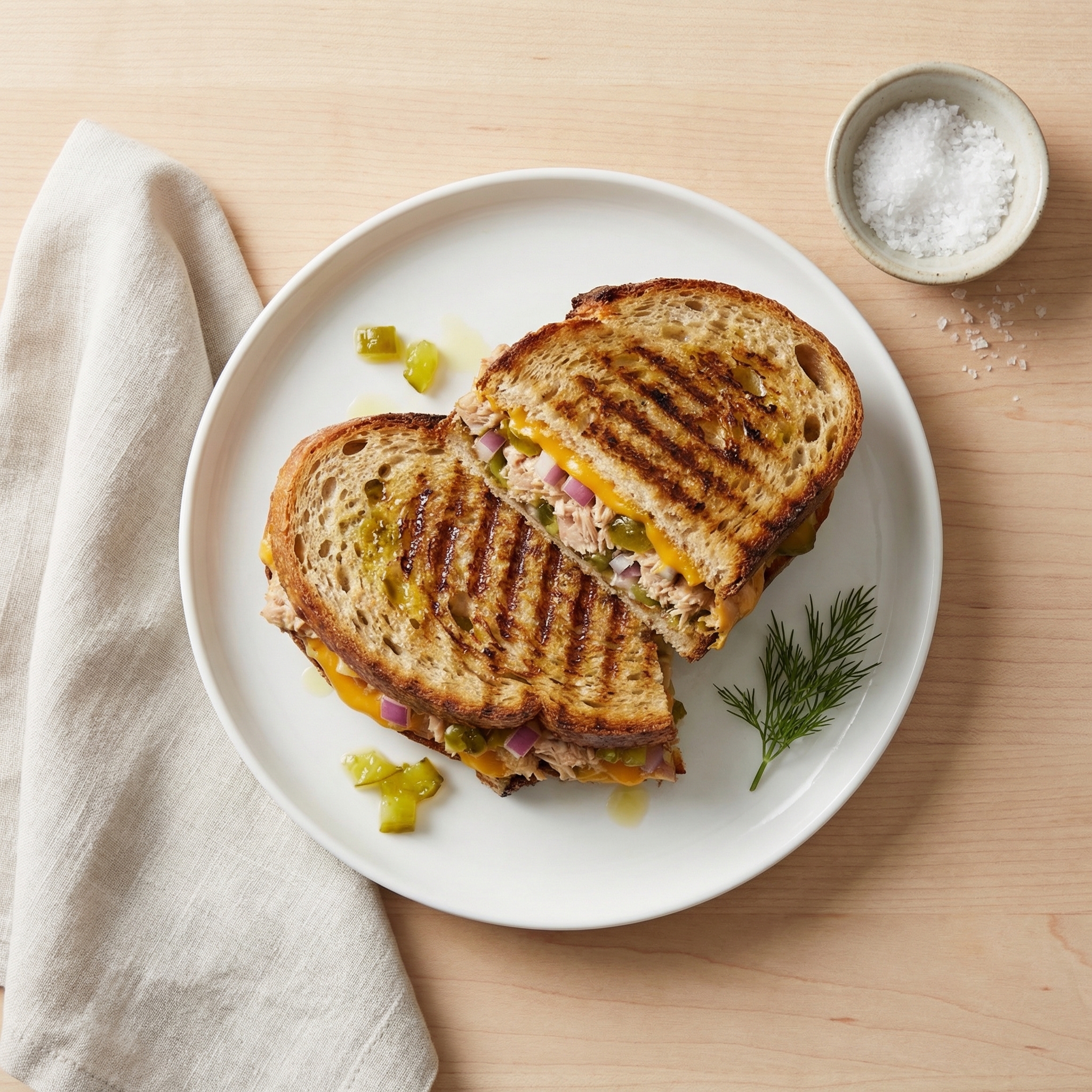 Panini-Pressed Tuna Melt