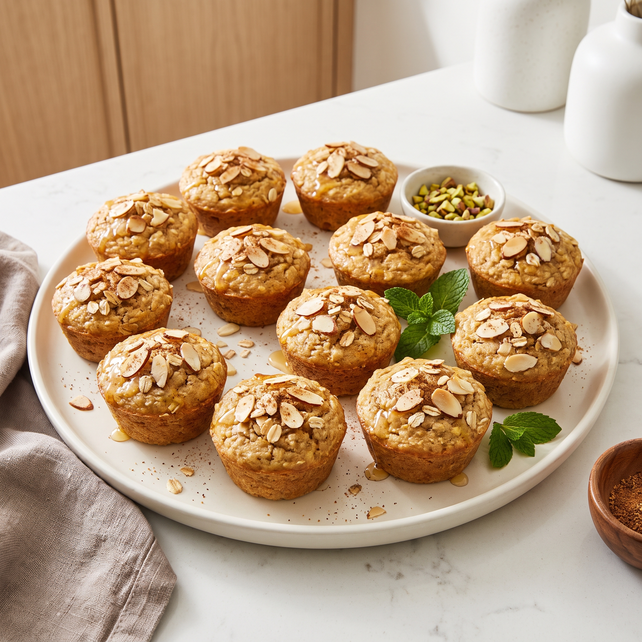 Banana Baked Oatmeal Cups