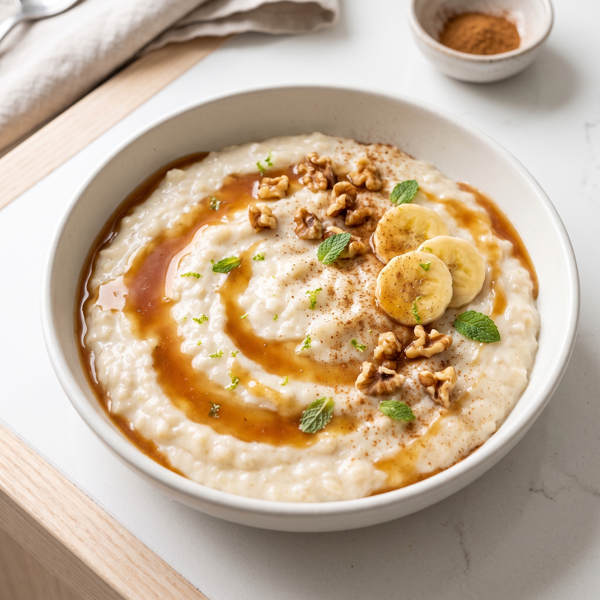 Banana Bread Rice Pudding