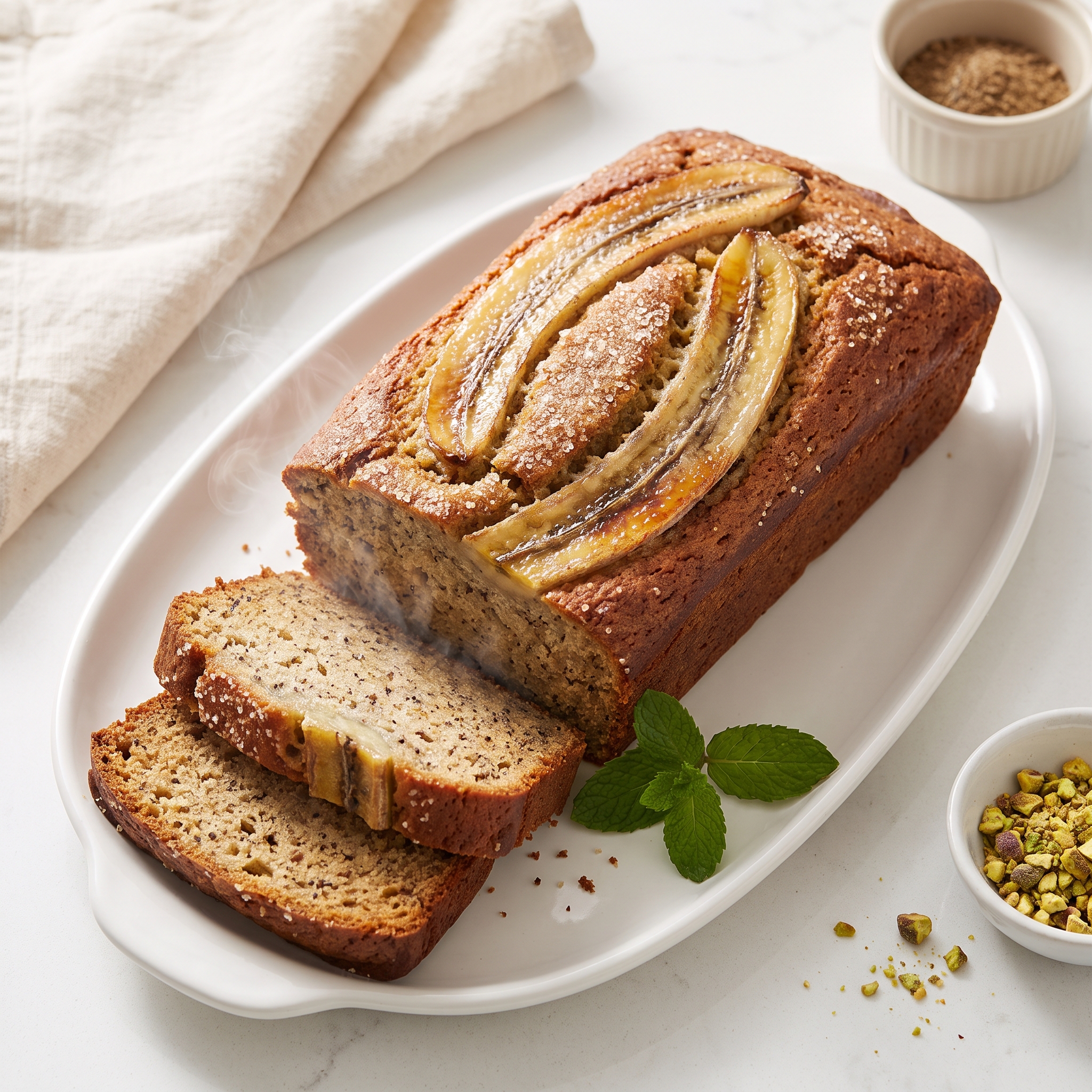 Banana Bread with 4 Simple Ingredients