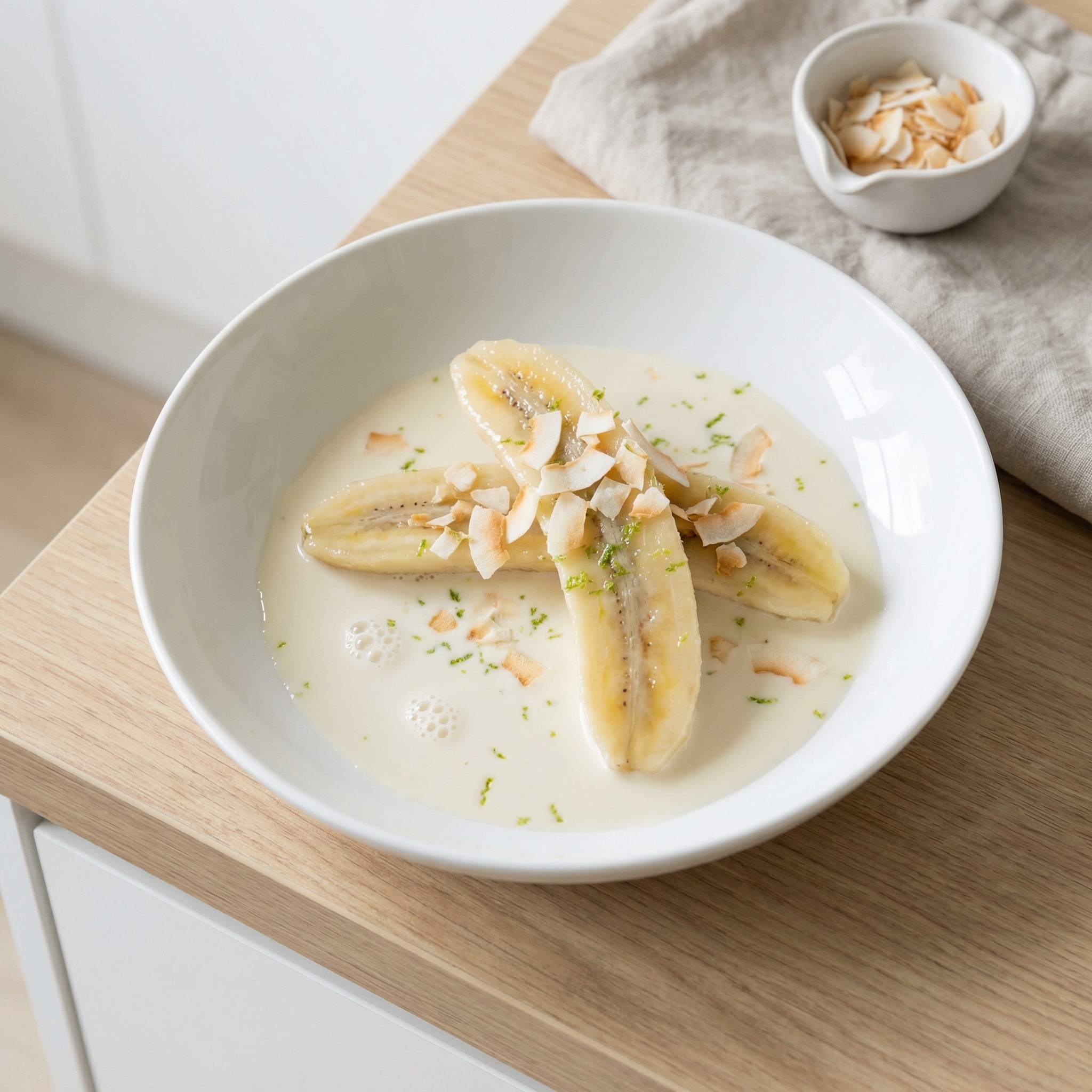 Bananas Simmered in Coconut Milk