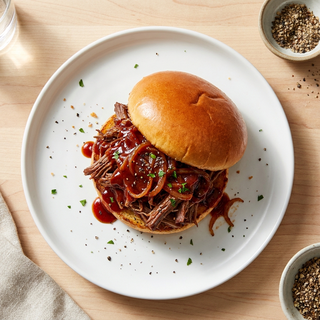 Barbecue Beef for Sandwiches