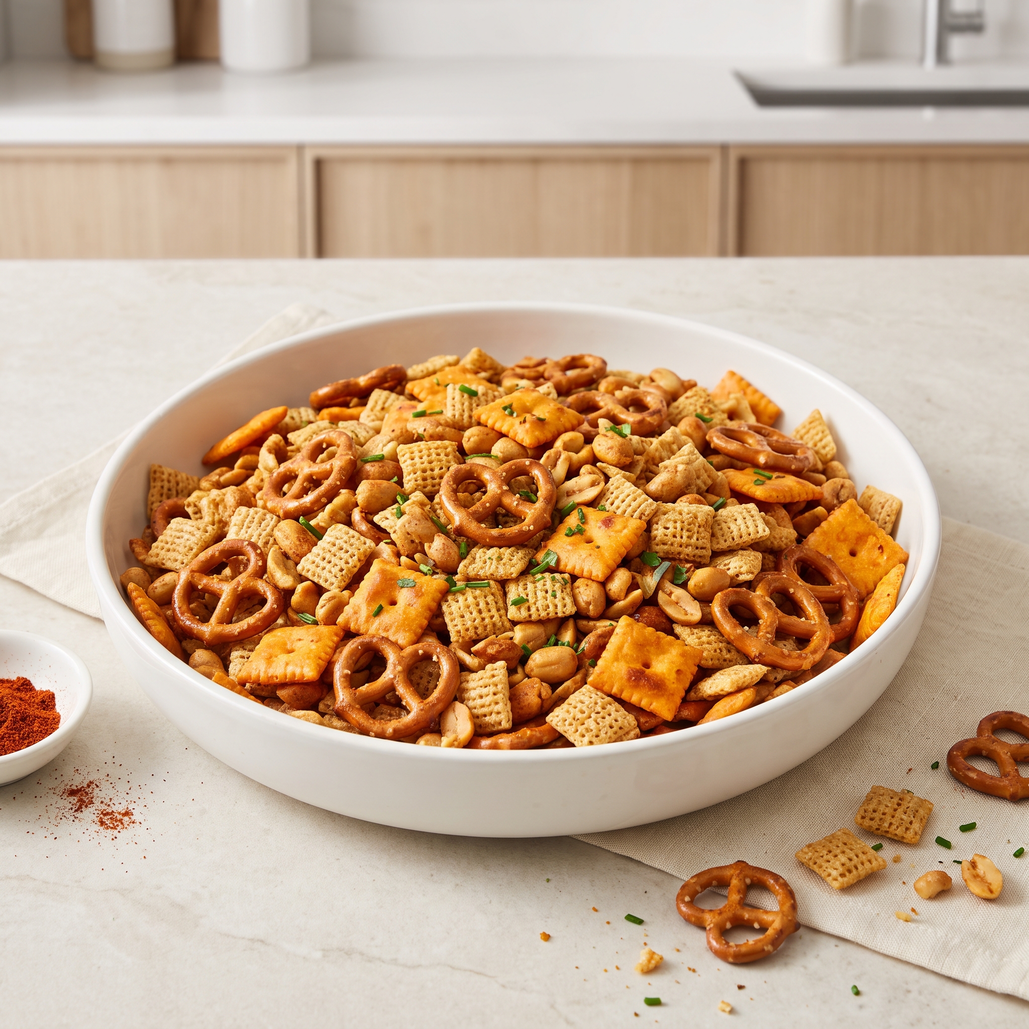 Barbecue Party Snack Mix