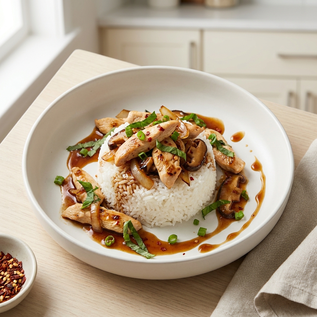 Basil Chicken Thai Stir-Fry