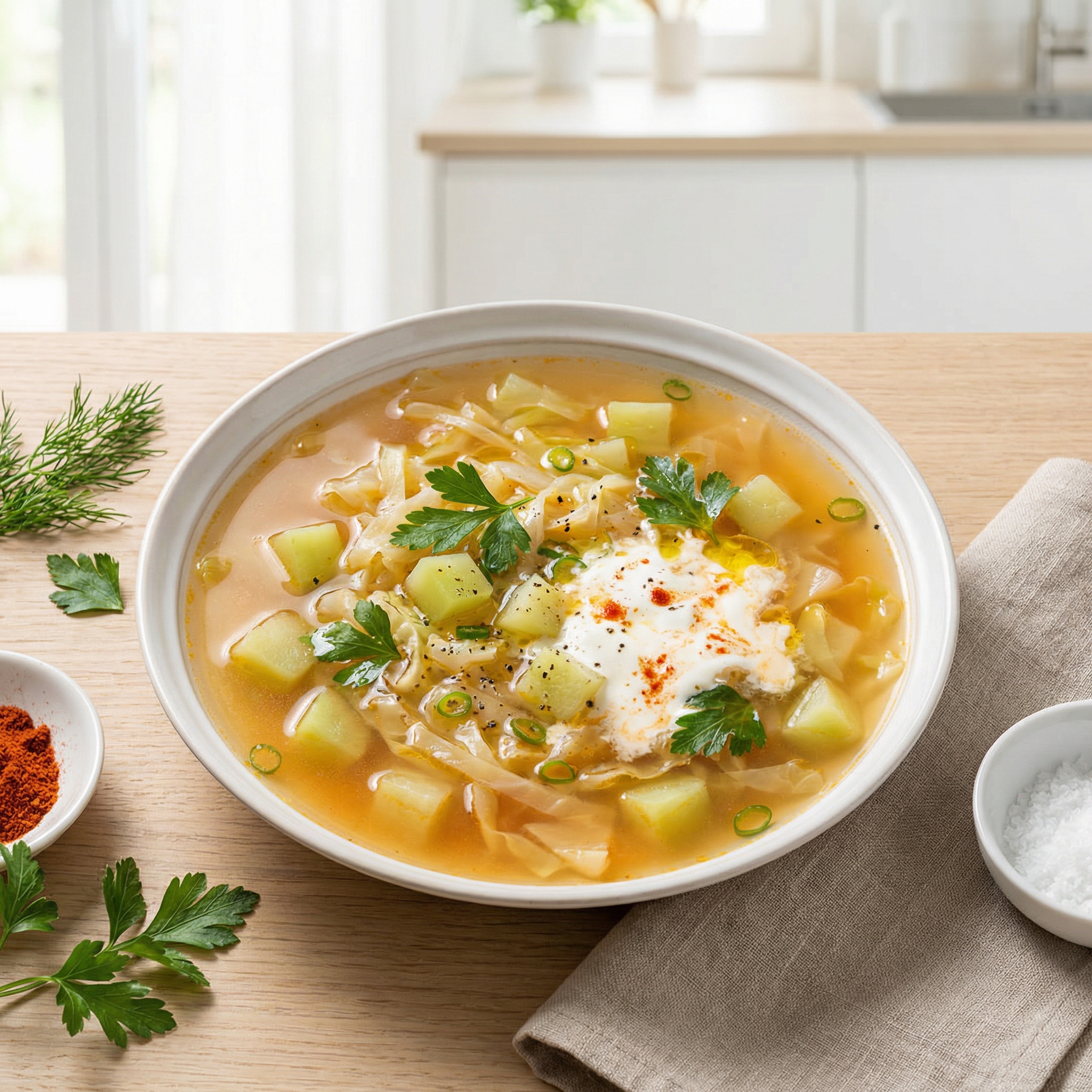 Bavarian Kohlrabi Soup