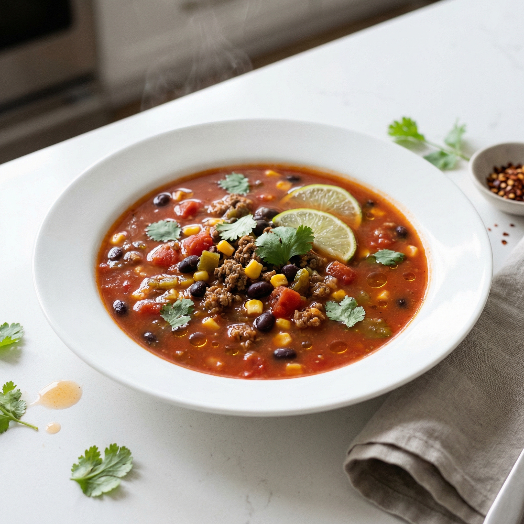 Weeknight Taco Soup