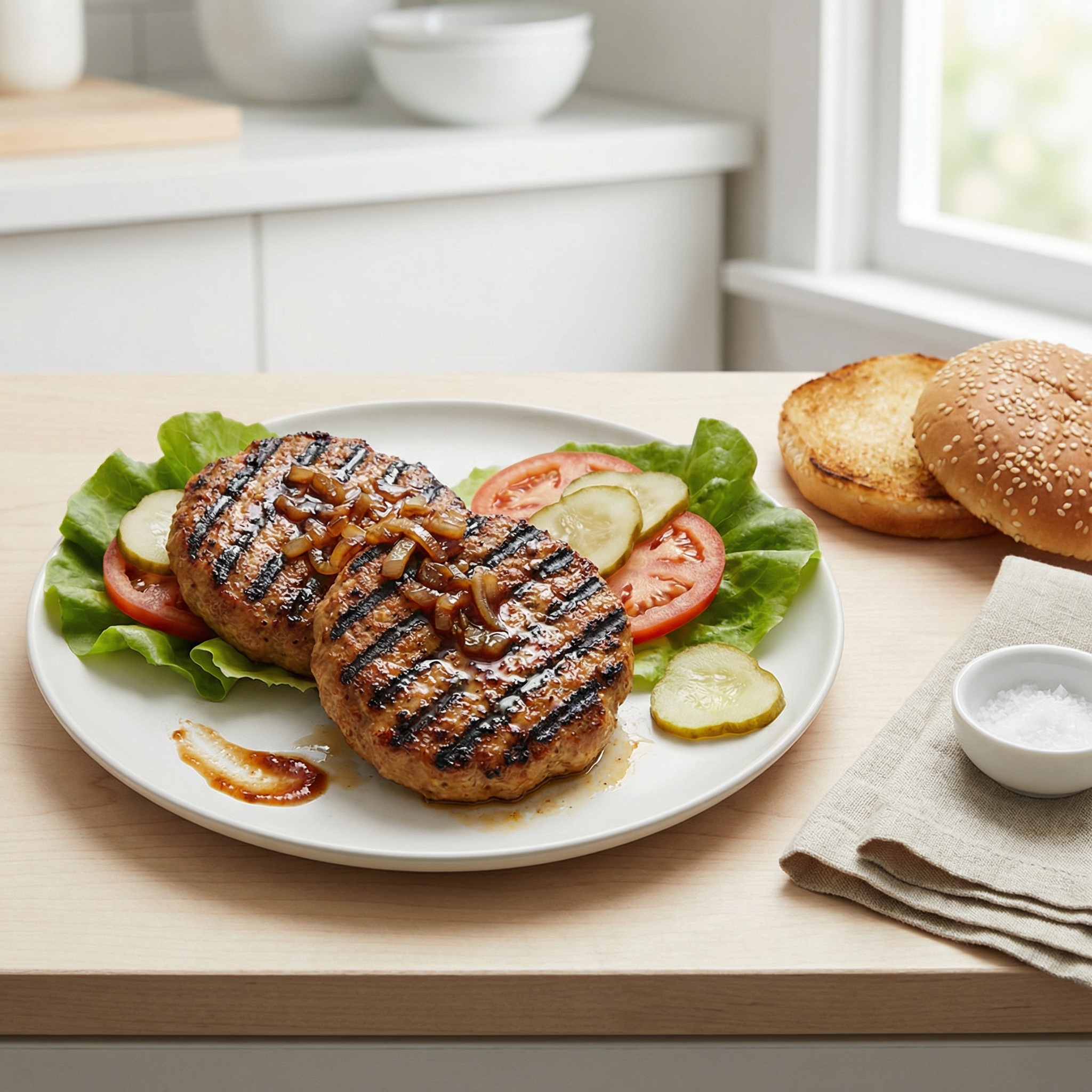 Tastes-Like-Beef Turkey Burgers