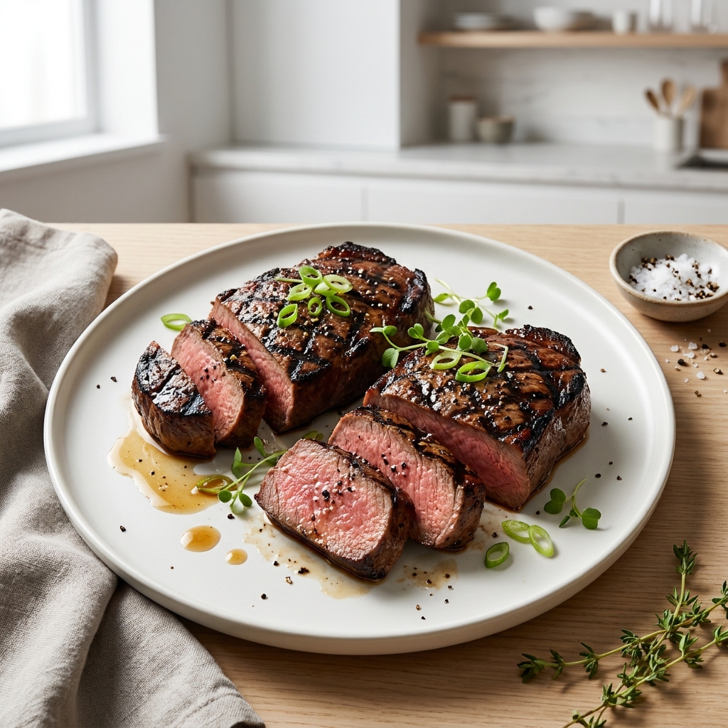Beer-Marinated Venison (Deer/Elk/Moose) Steaks