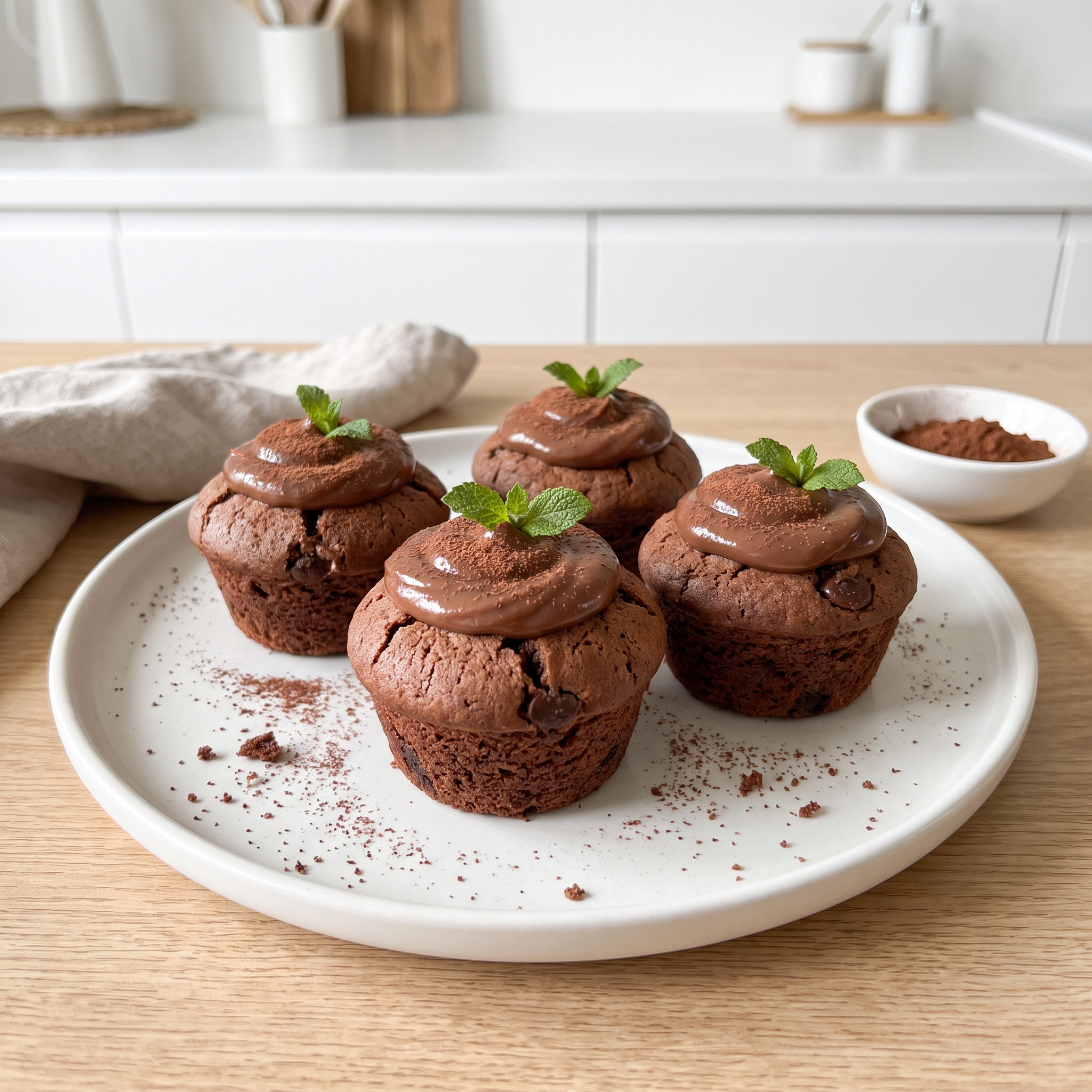 Bite-Size Chocolate Cupcakes