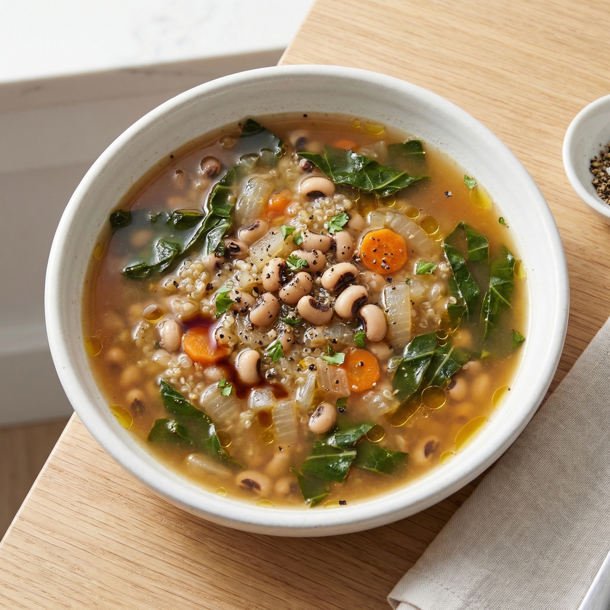 Lucky New Year’s Black‑Eyed Pea Soup