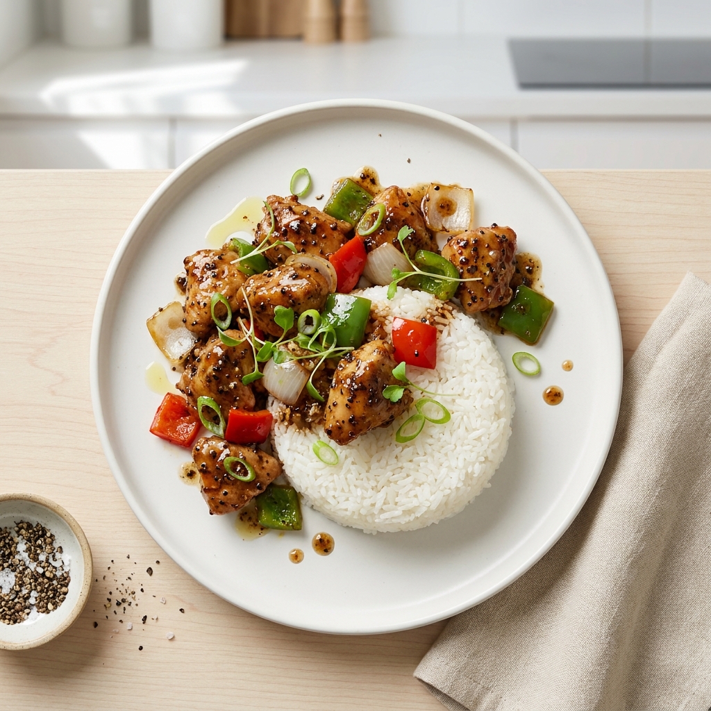 Black Pepper Chicken