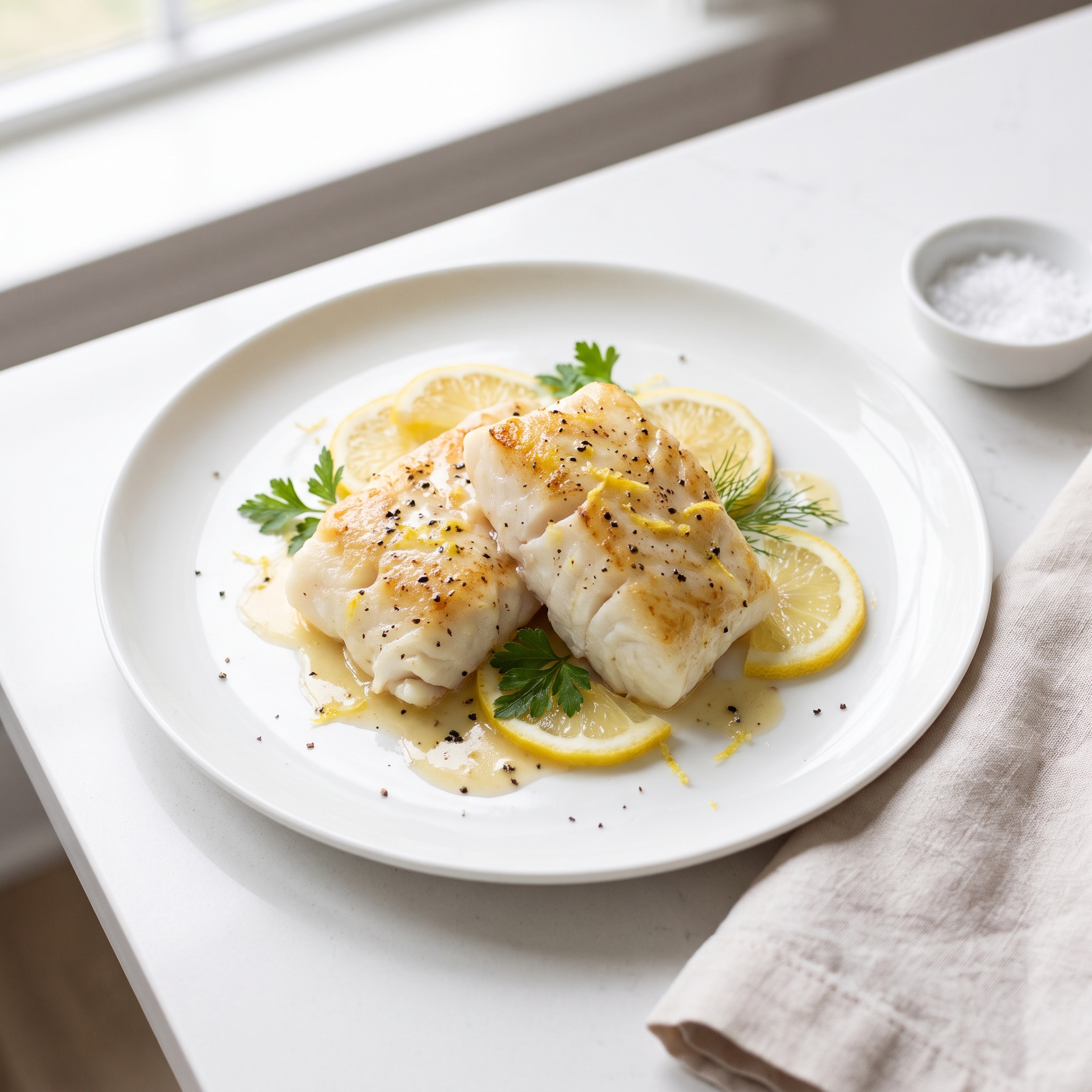 Black Pepper Lemon Cod