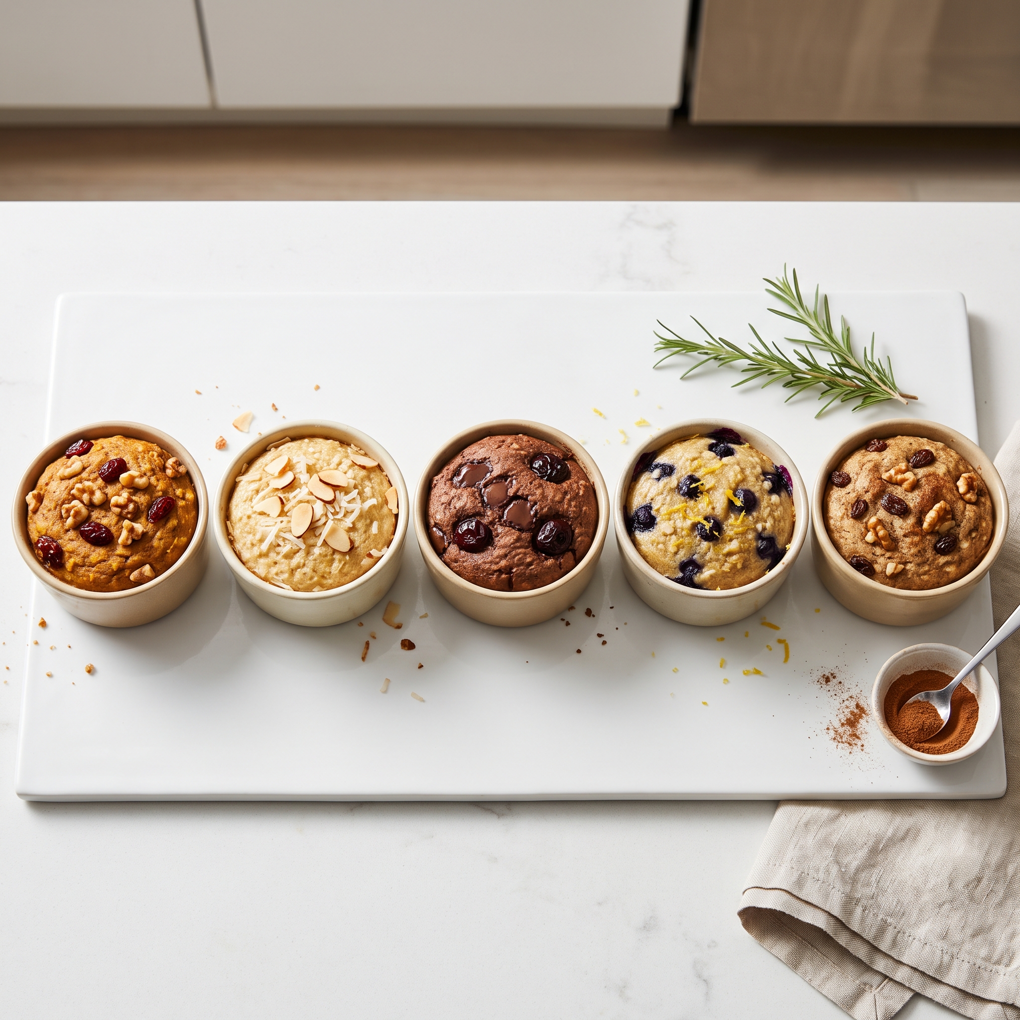 Blended Baked Oats 5 Ways