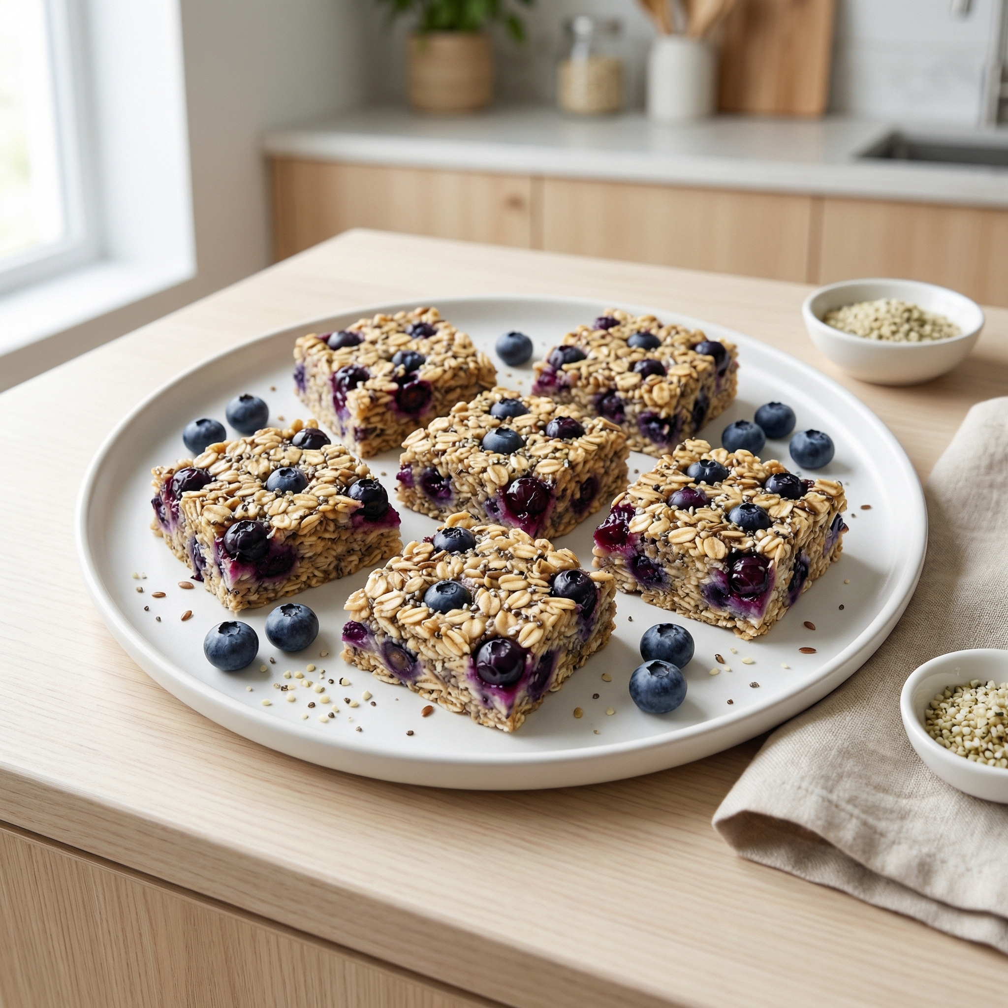 Oatmeal Blueberry Bites for Baby-Led Weaning