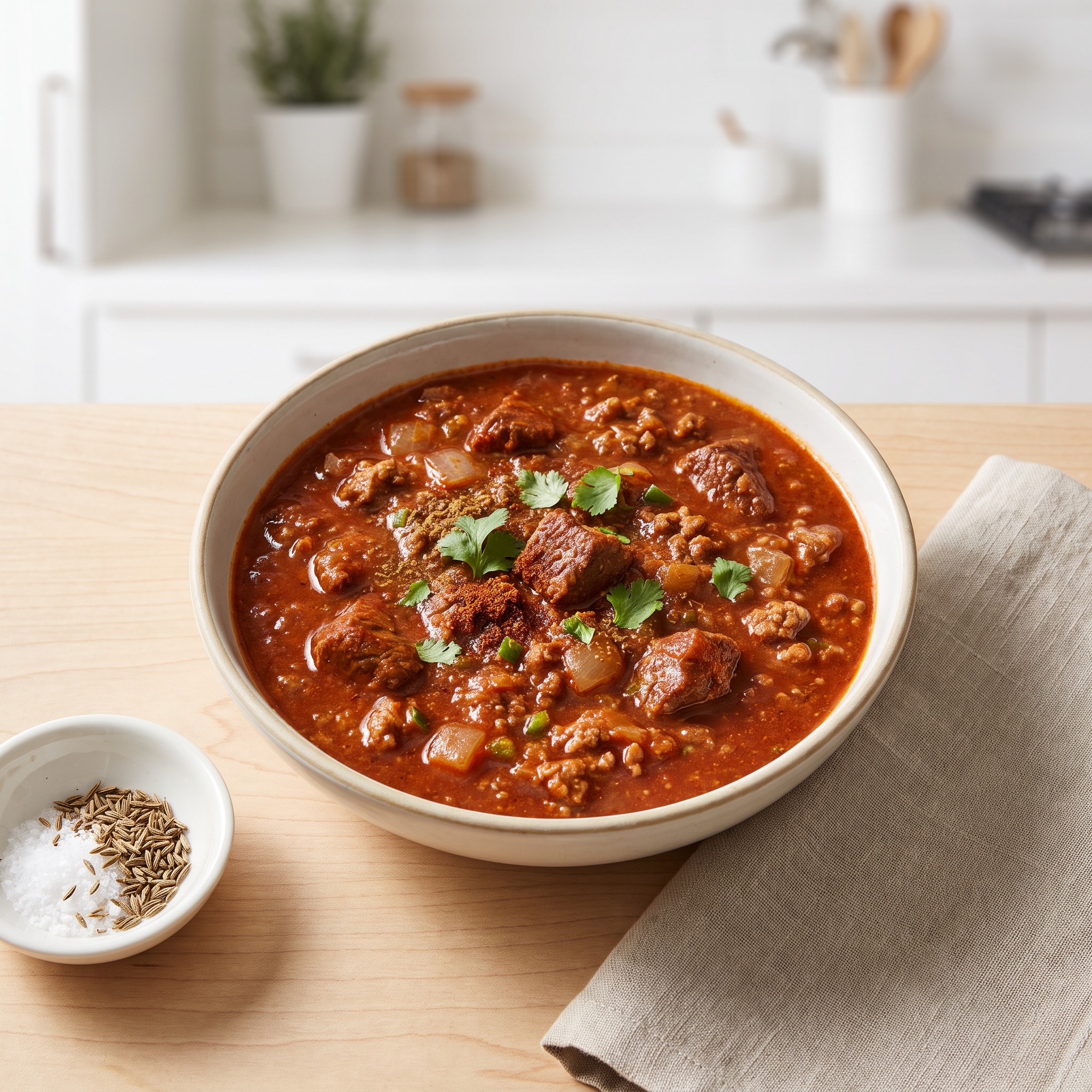 Bourbon-and-Beer Venison Chili