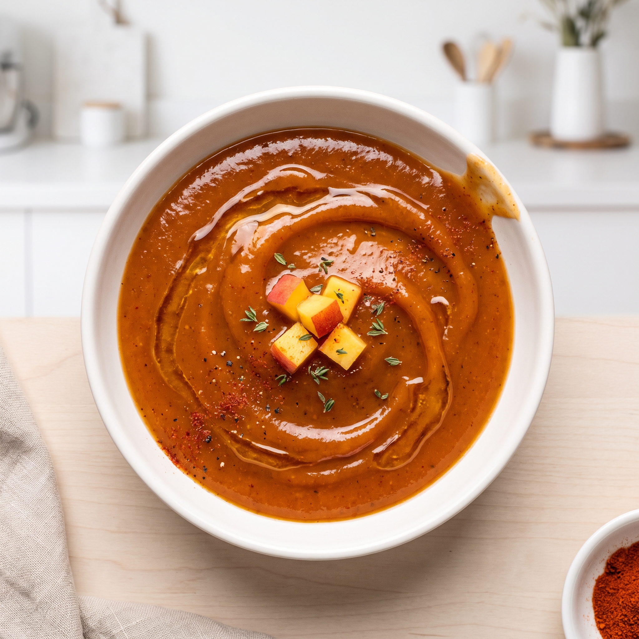 Bourbon Peach Barbecue Sauce