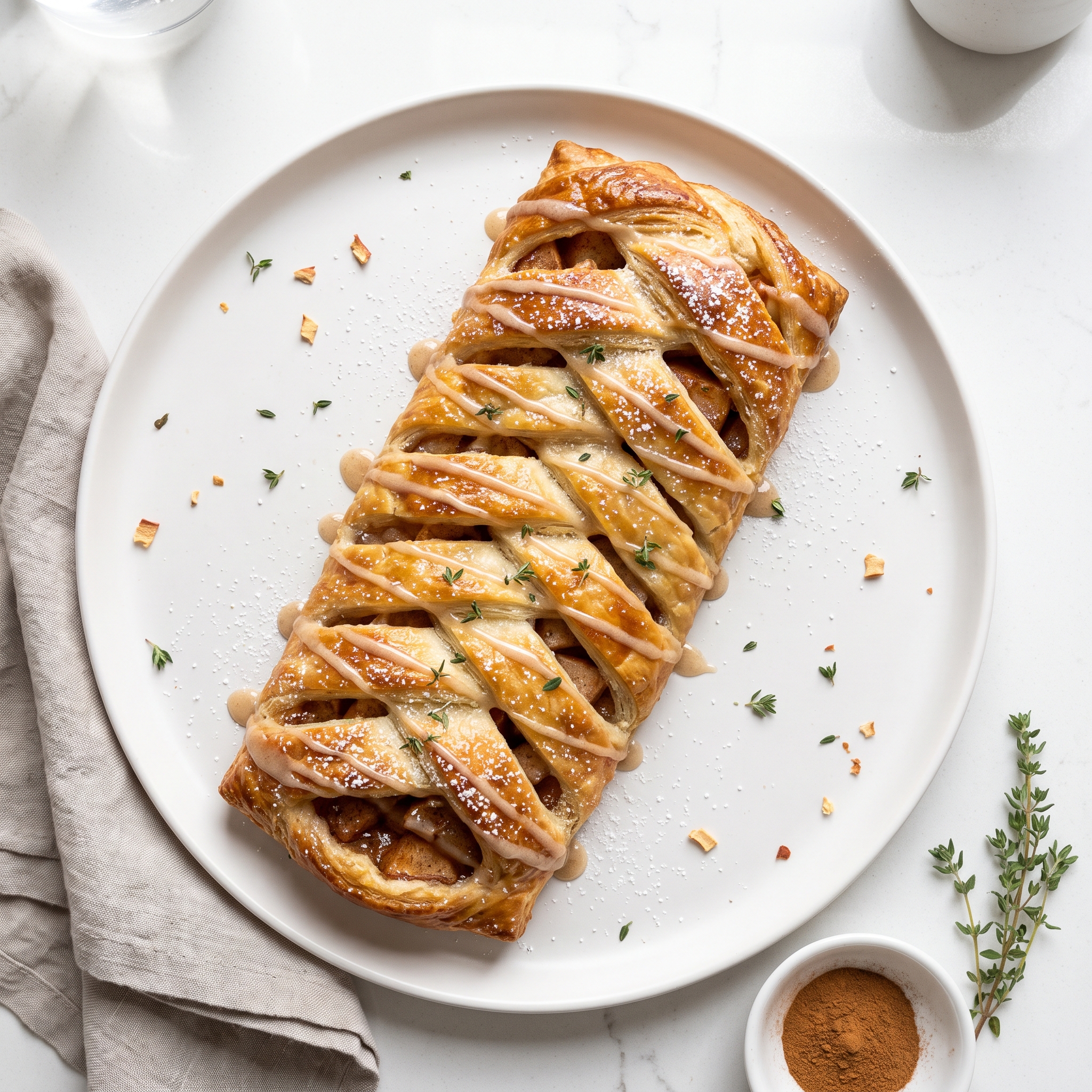 Braided Apple Danish Pastry
