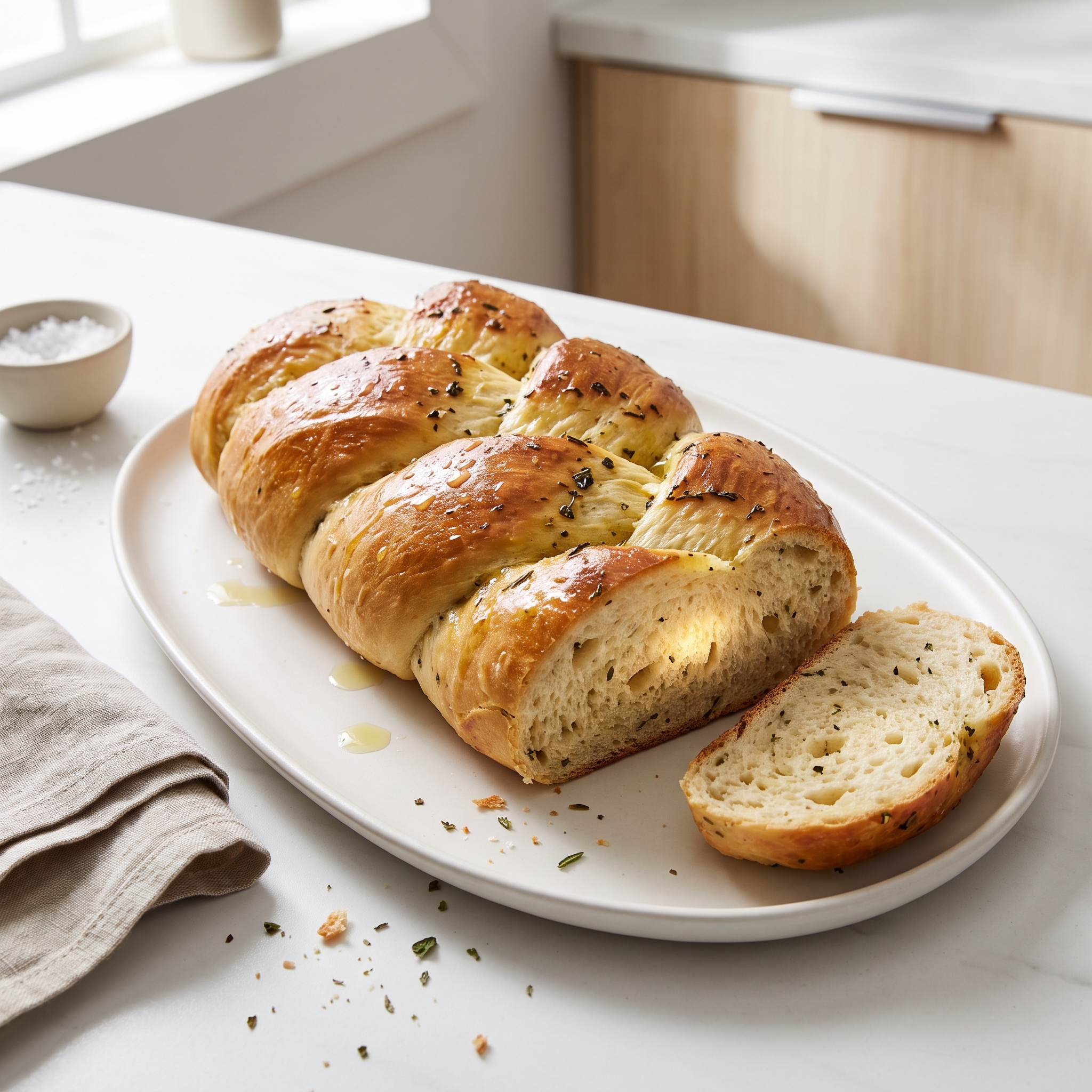 Braided Italian Herb Bread