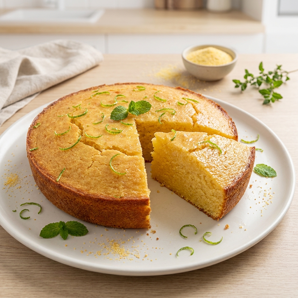 Brazilian-Style Sweet Cornmeal Cake