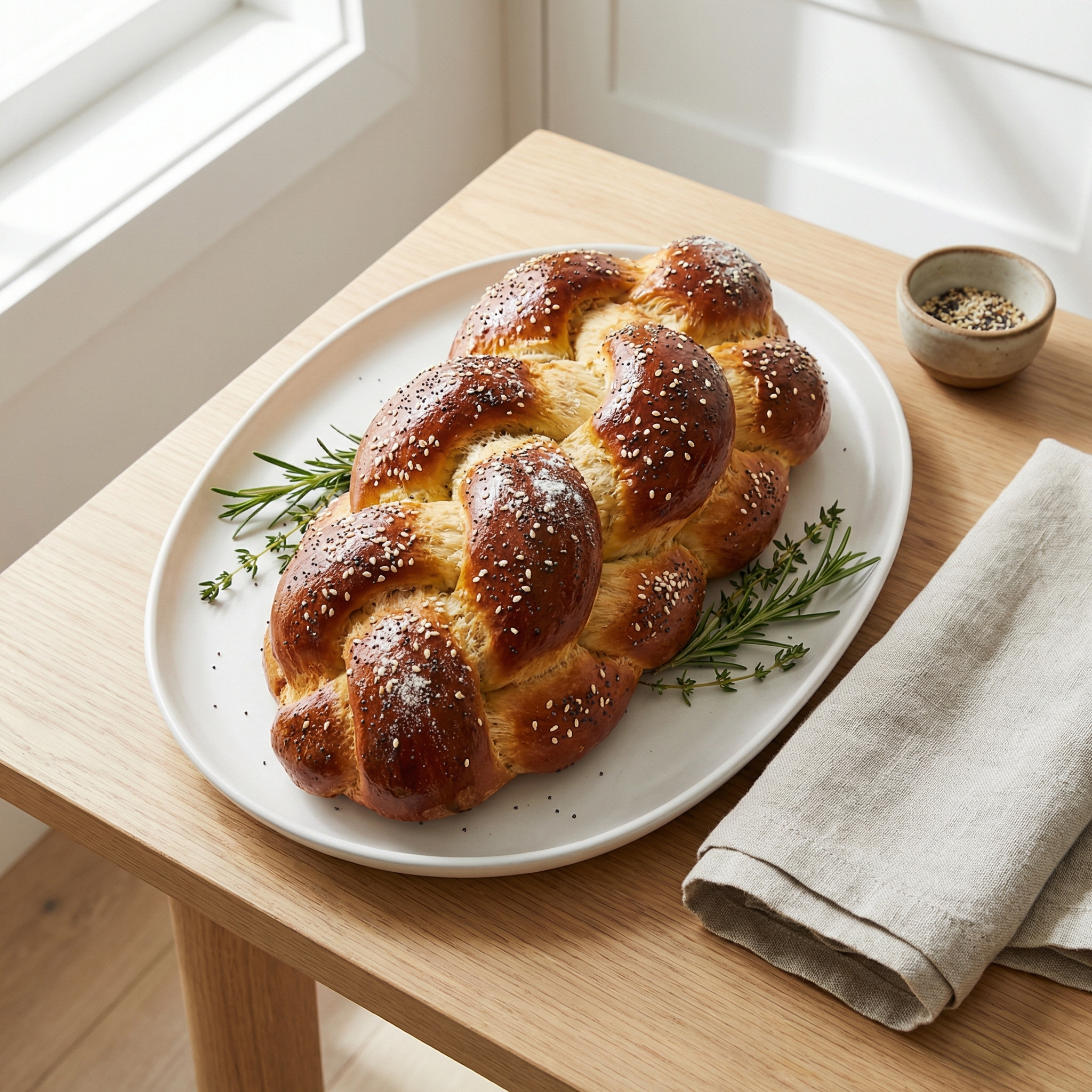 Bread Machine Challah for Shabbat and Holidays