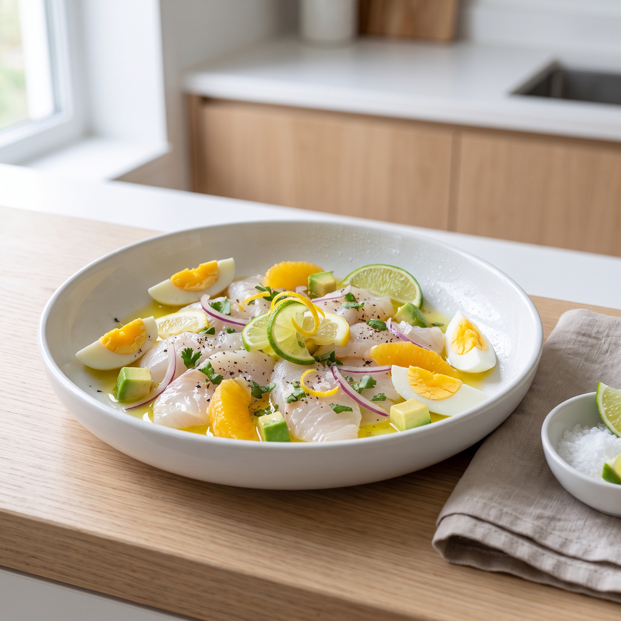 Bright Citrus Sea Bass Ceviche
