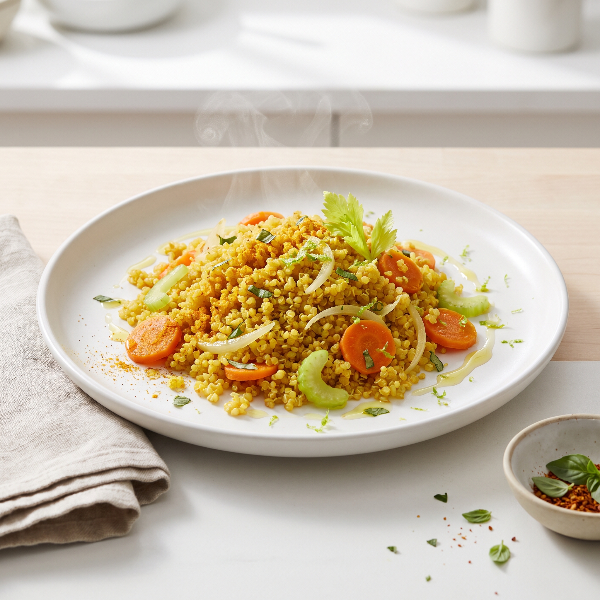 Bright Lime-Herbed Quinoa
