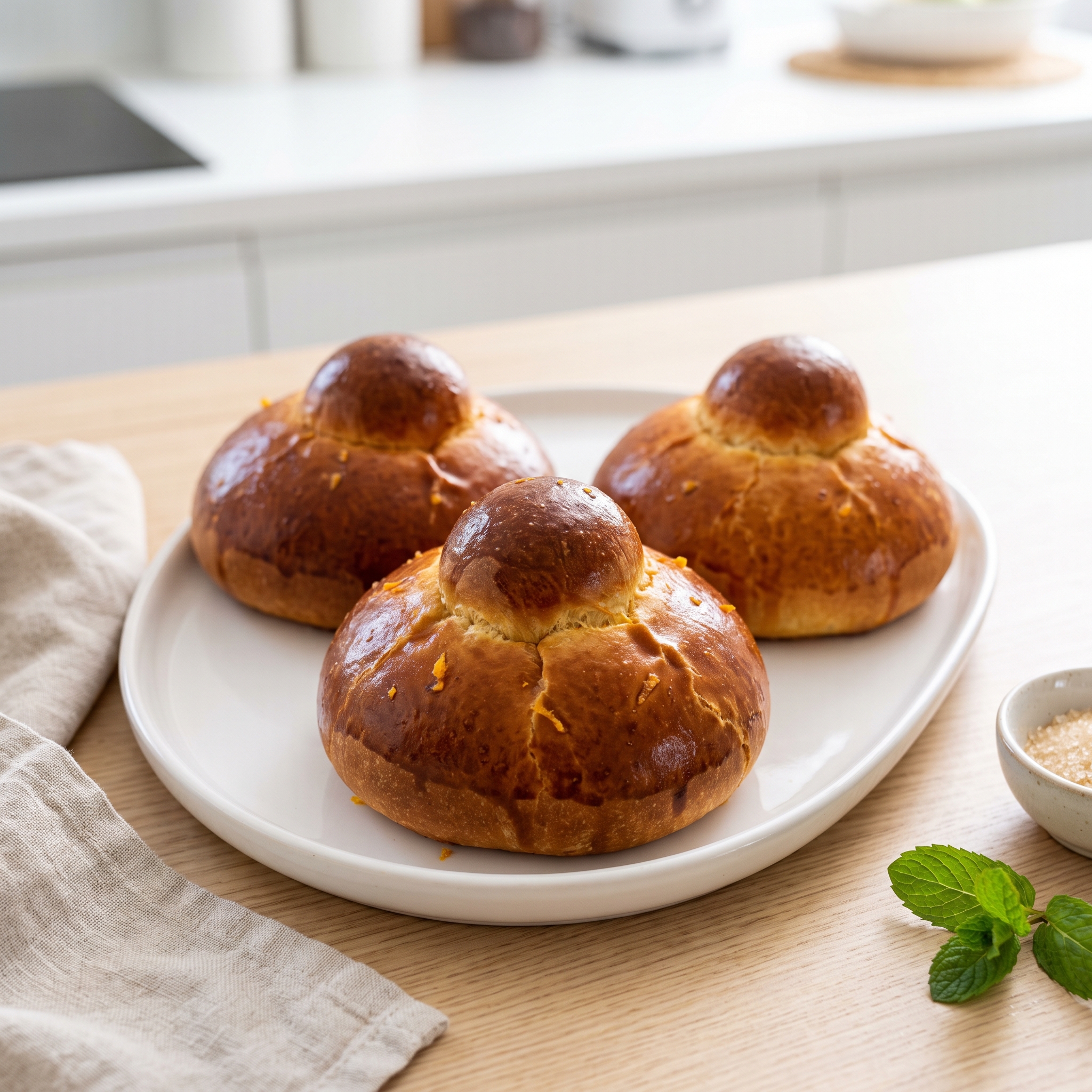 Brioche Col Tuppo (Sicilian Brioche)