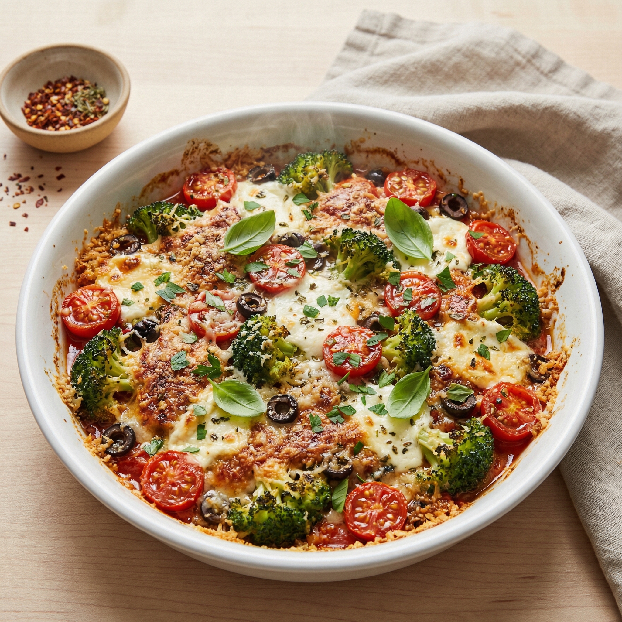 Broccoli and Tomato Bake
