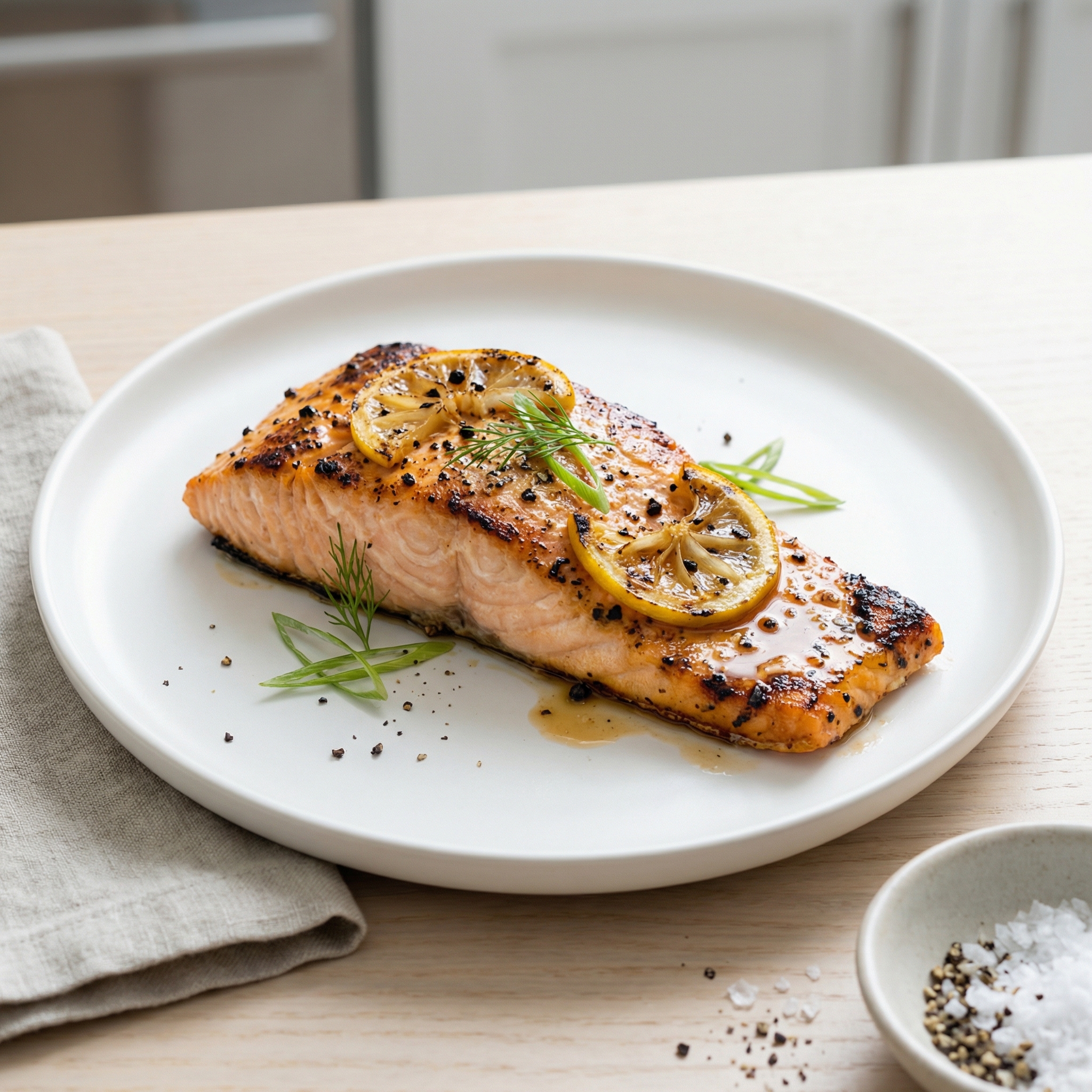 Citrus-Pepper Broiled Salmon