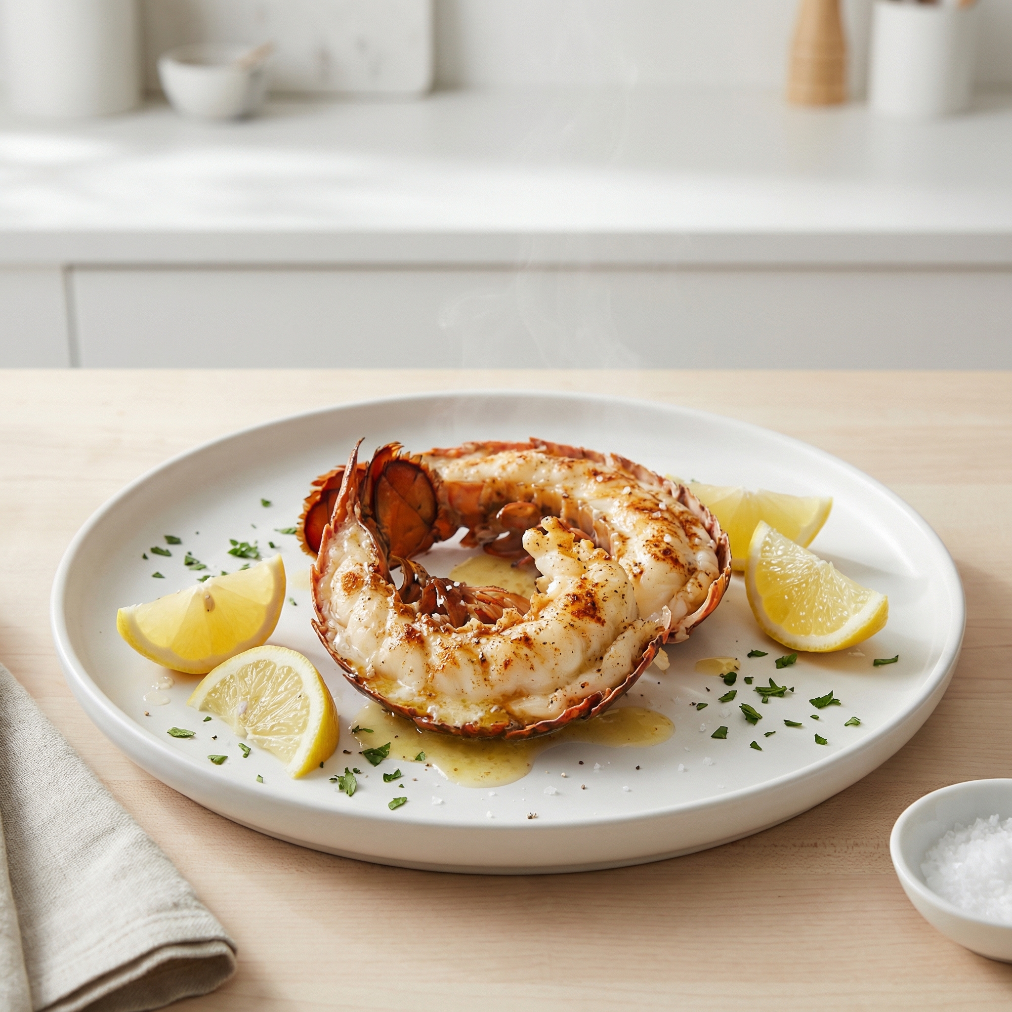 Butter-Broiled Lobster Tails