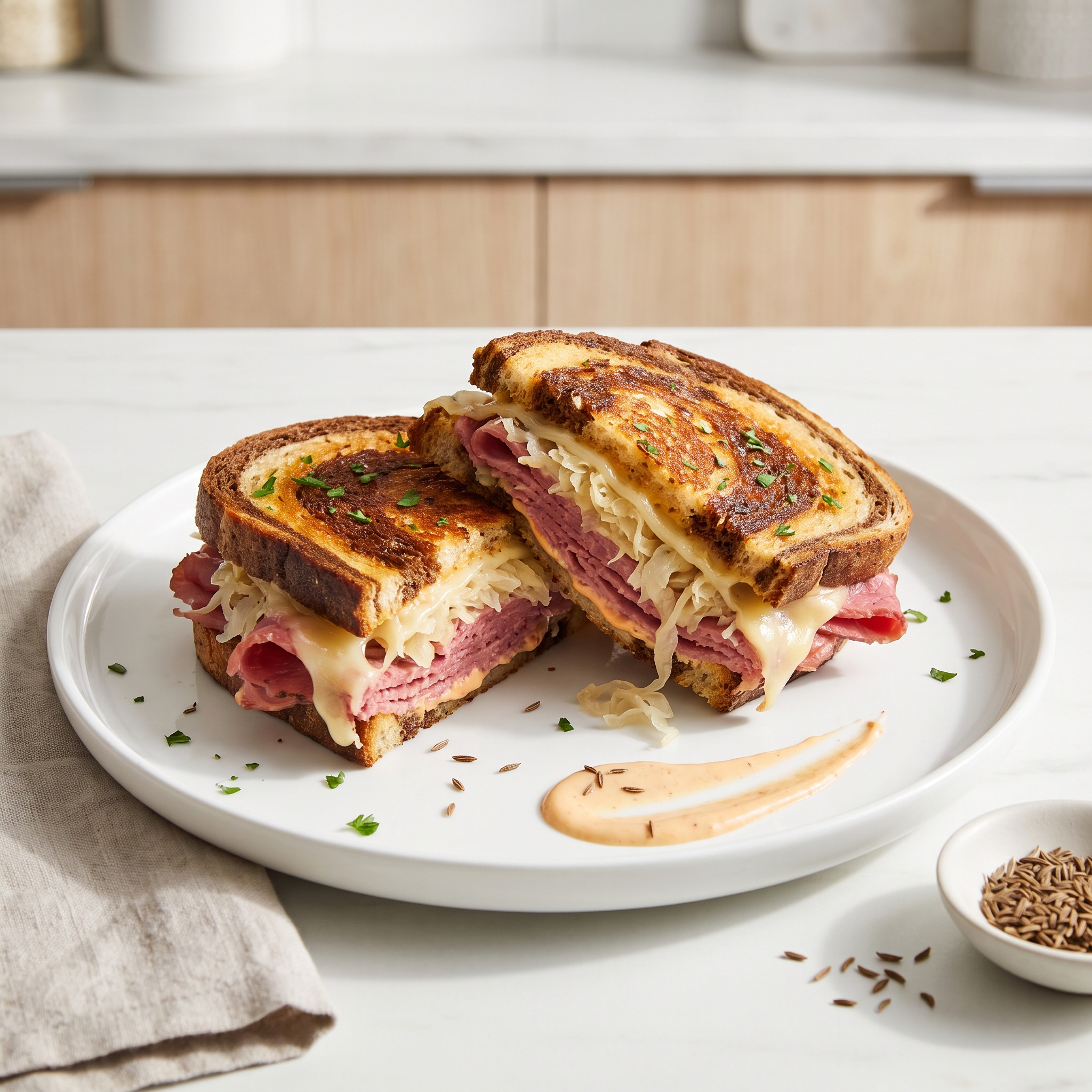 Broiler-Reuben Sandwiches