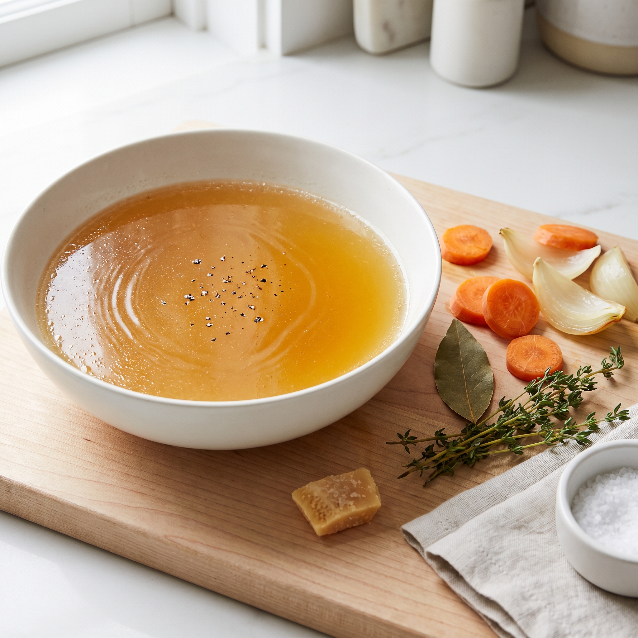 Broth from Vegetable Trimmings