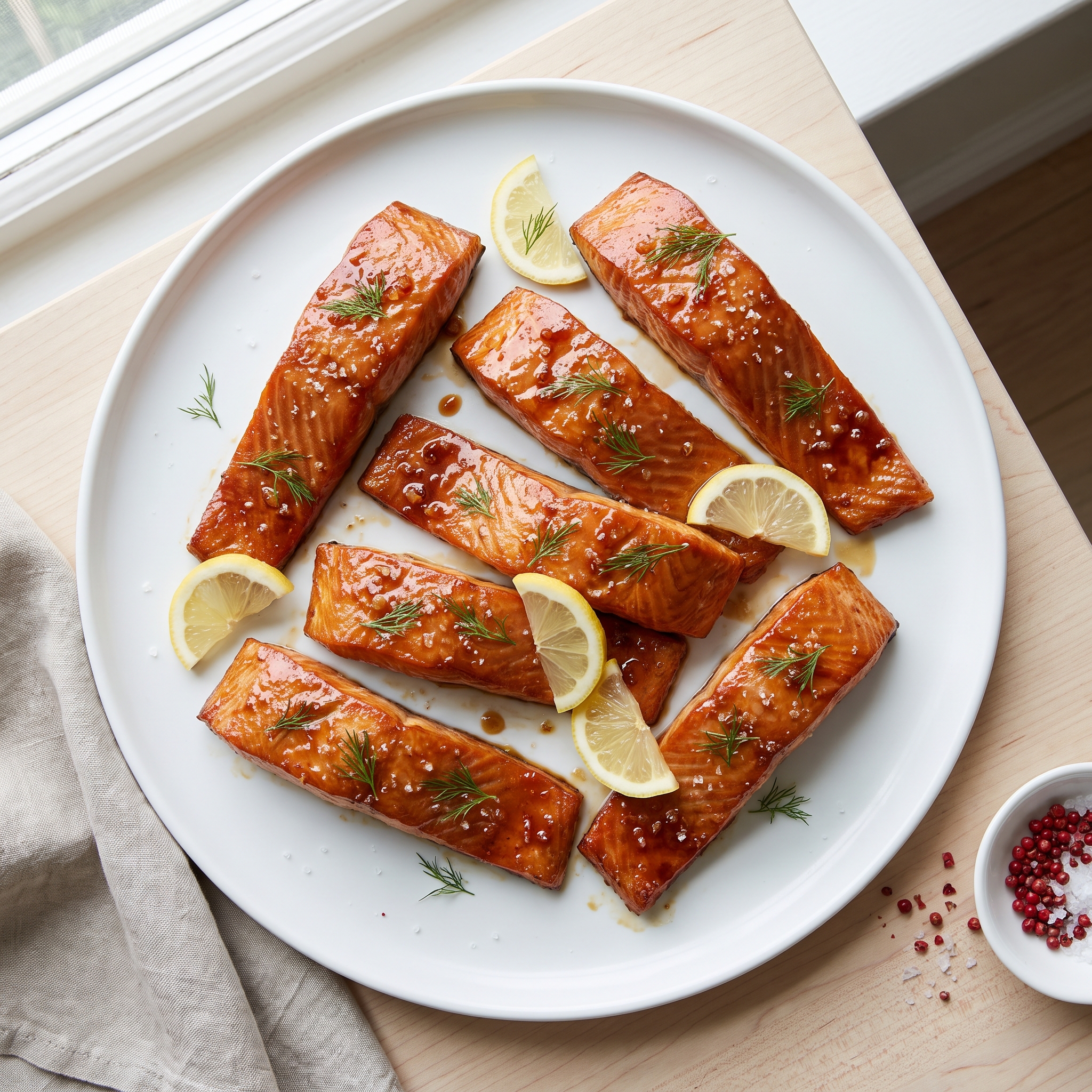 Brown Sugar–Cured Smoked Salmon