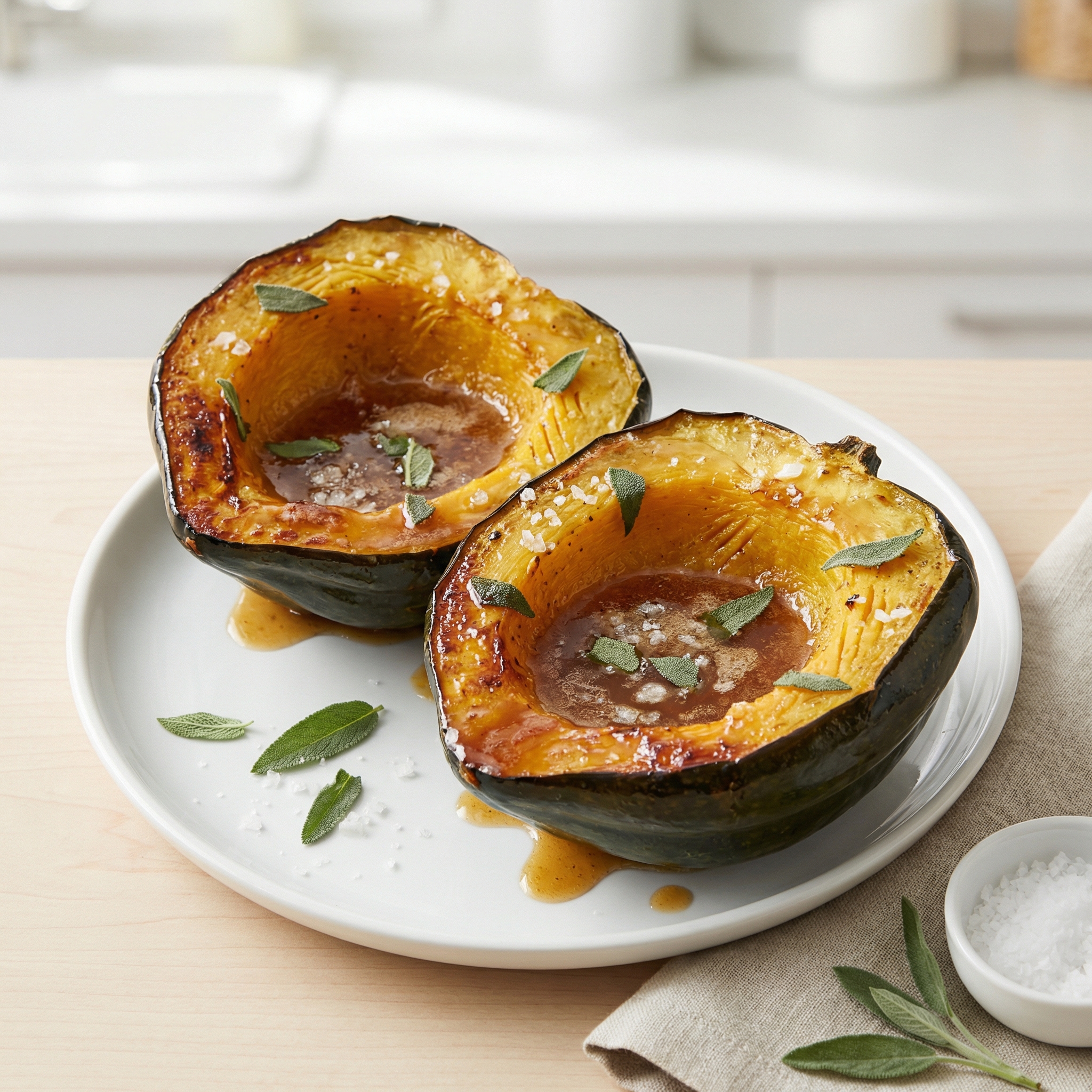 Quick Microwave Acorn Squash