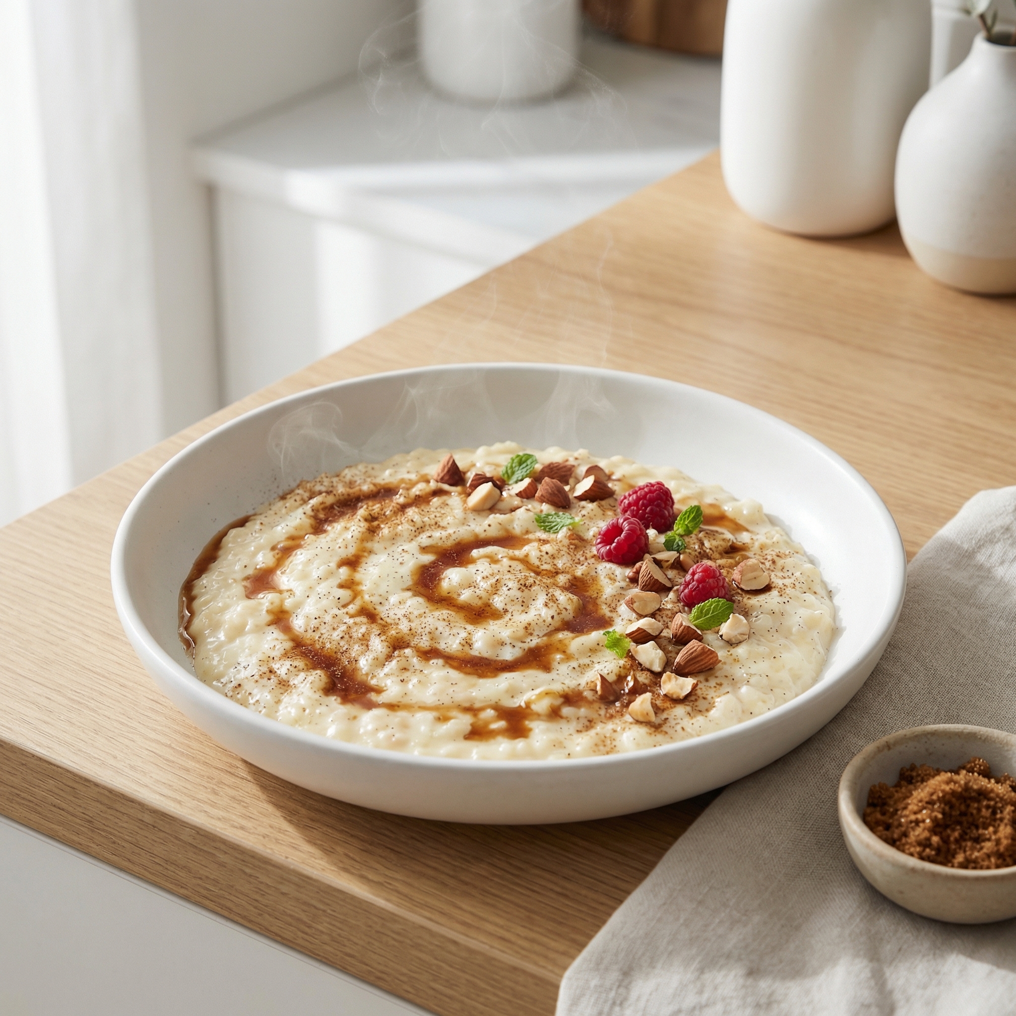 Brown Sugar and Cinnamon Rice Pudding