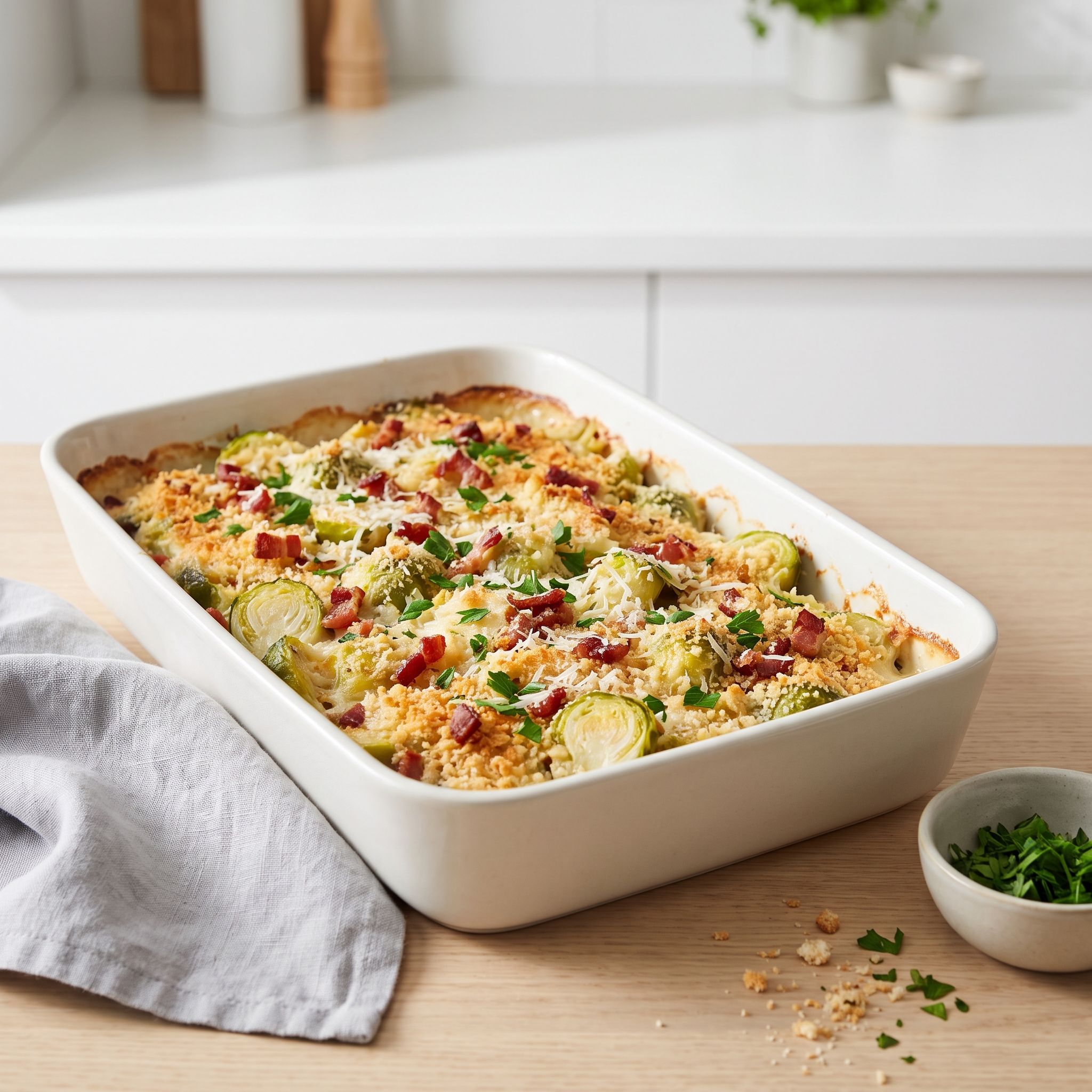 Brussels Sprouts Gratin