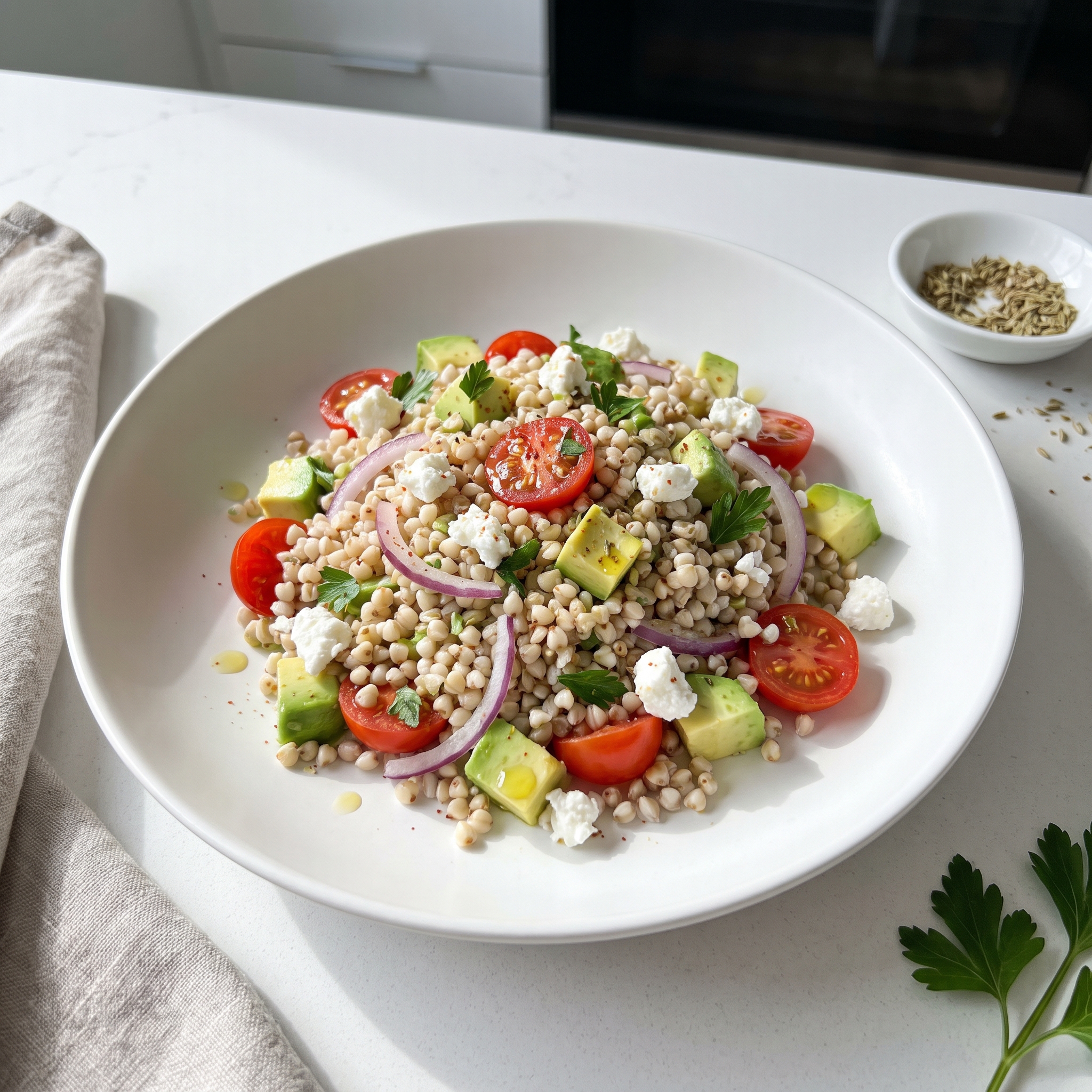 Buckwheat and Avocado Salad (Gluten-Free)