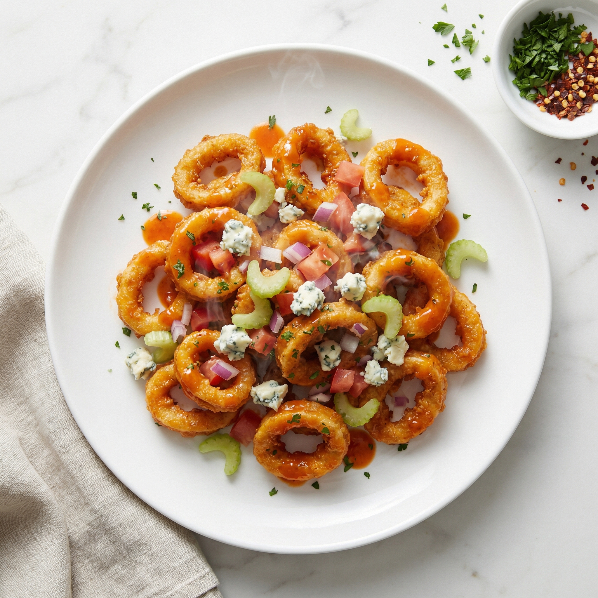 Buffalo-Style Fried Calamari