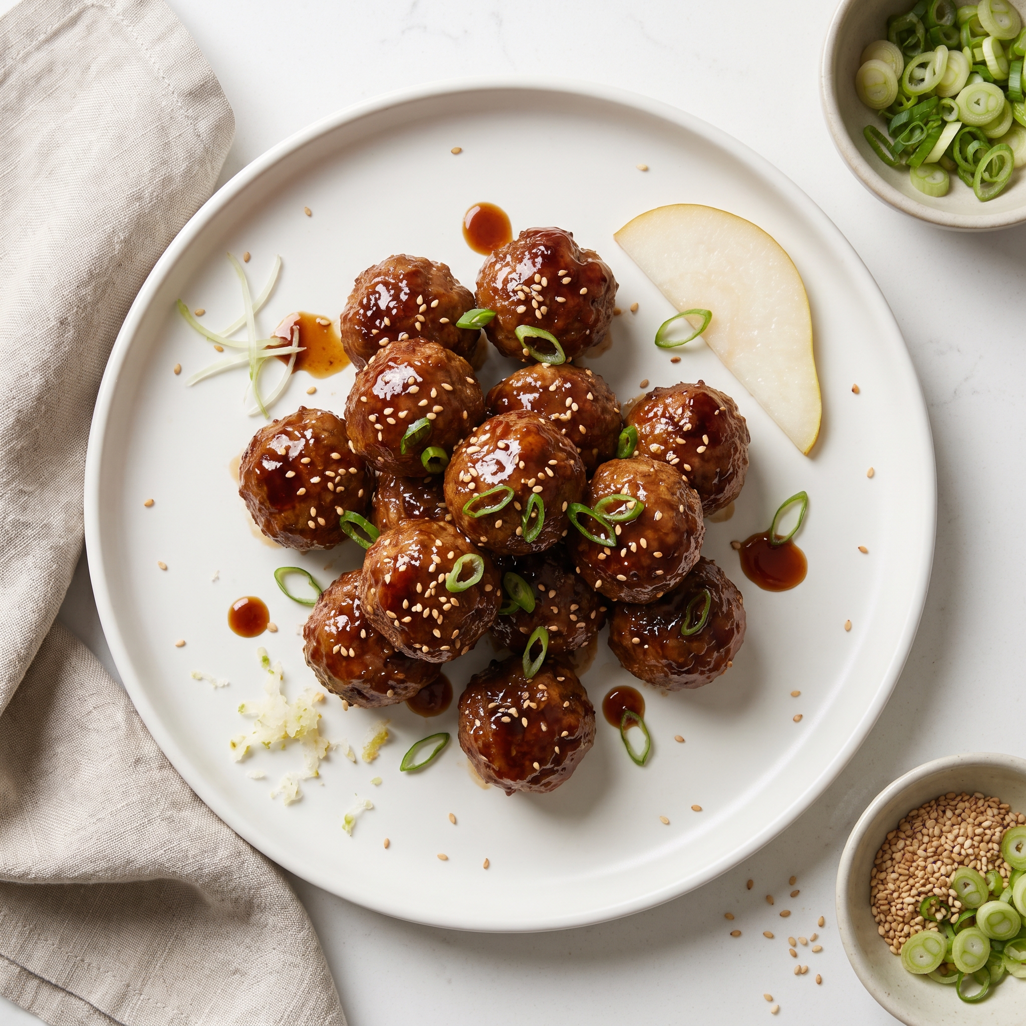 Bulgogi Meatballs